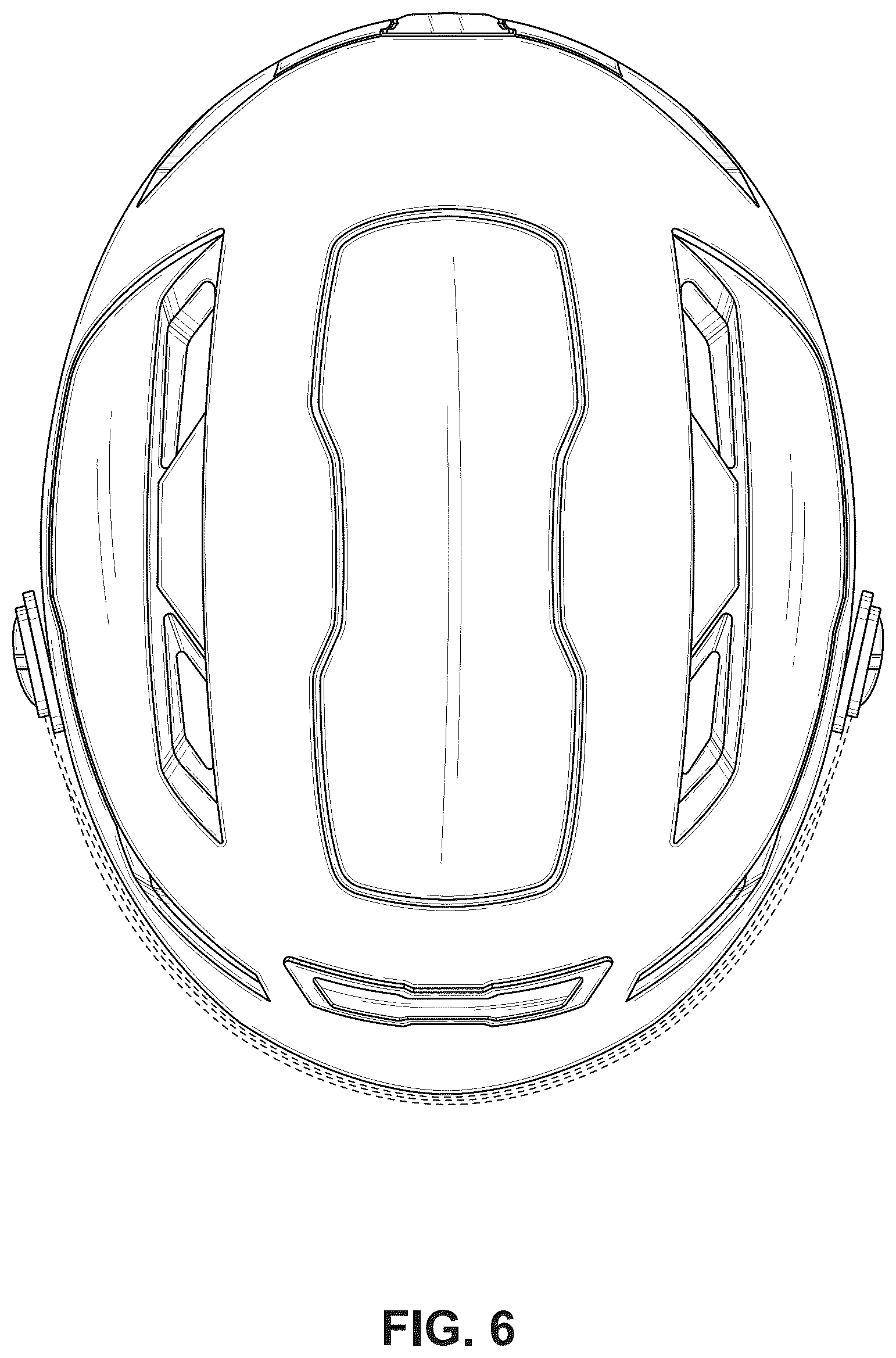 Patent USD1044136 Figure 6 – Bicycle helmet with LED light