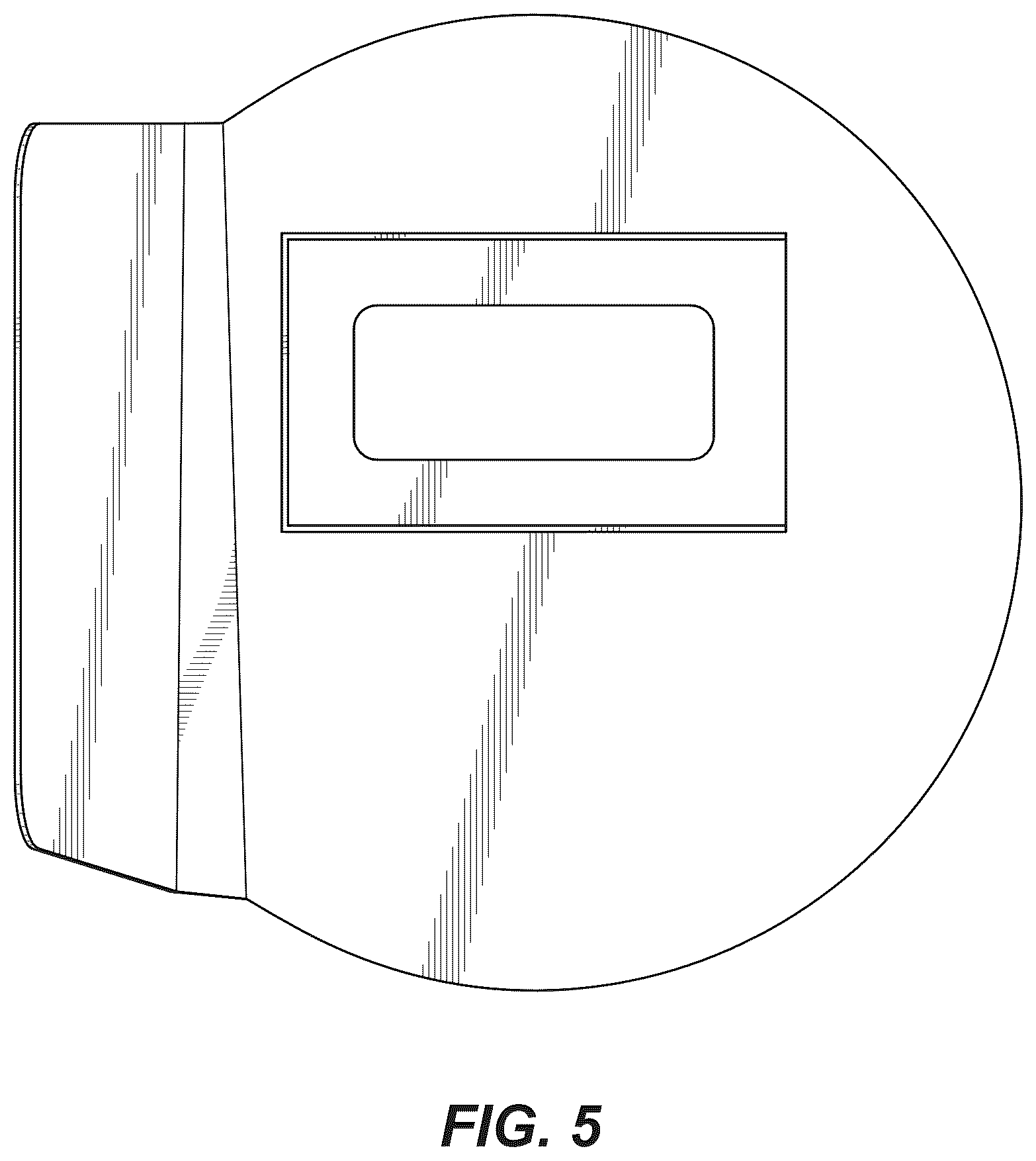 Patent USD1044139 Figure 5 – Welding face shield with side panel