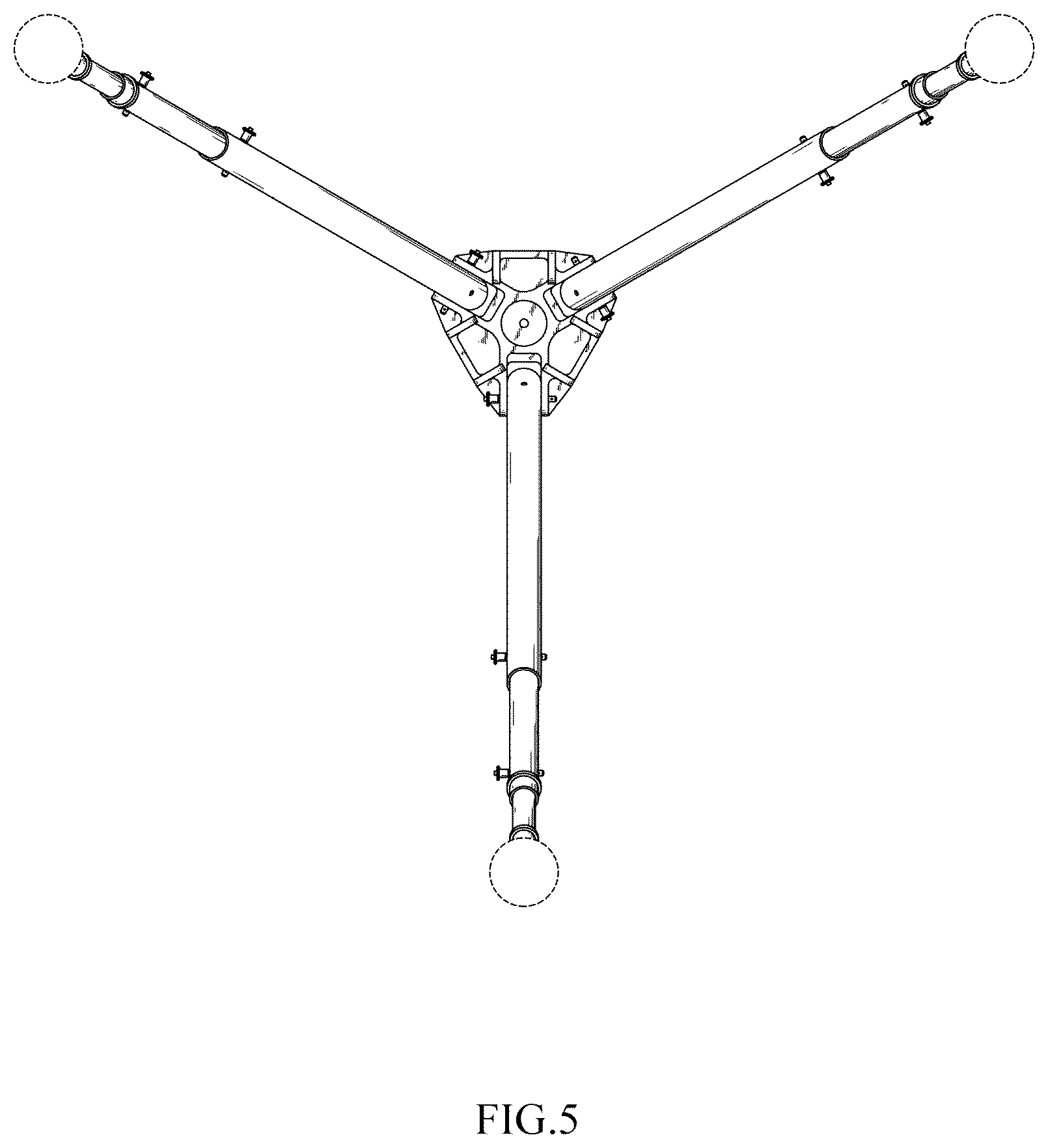 Patent USD1044143 Figure 5 – Tripod for rescue