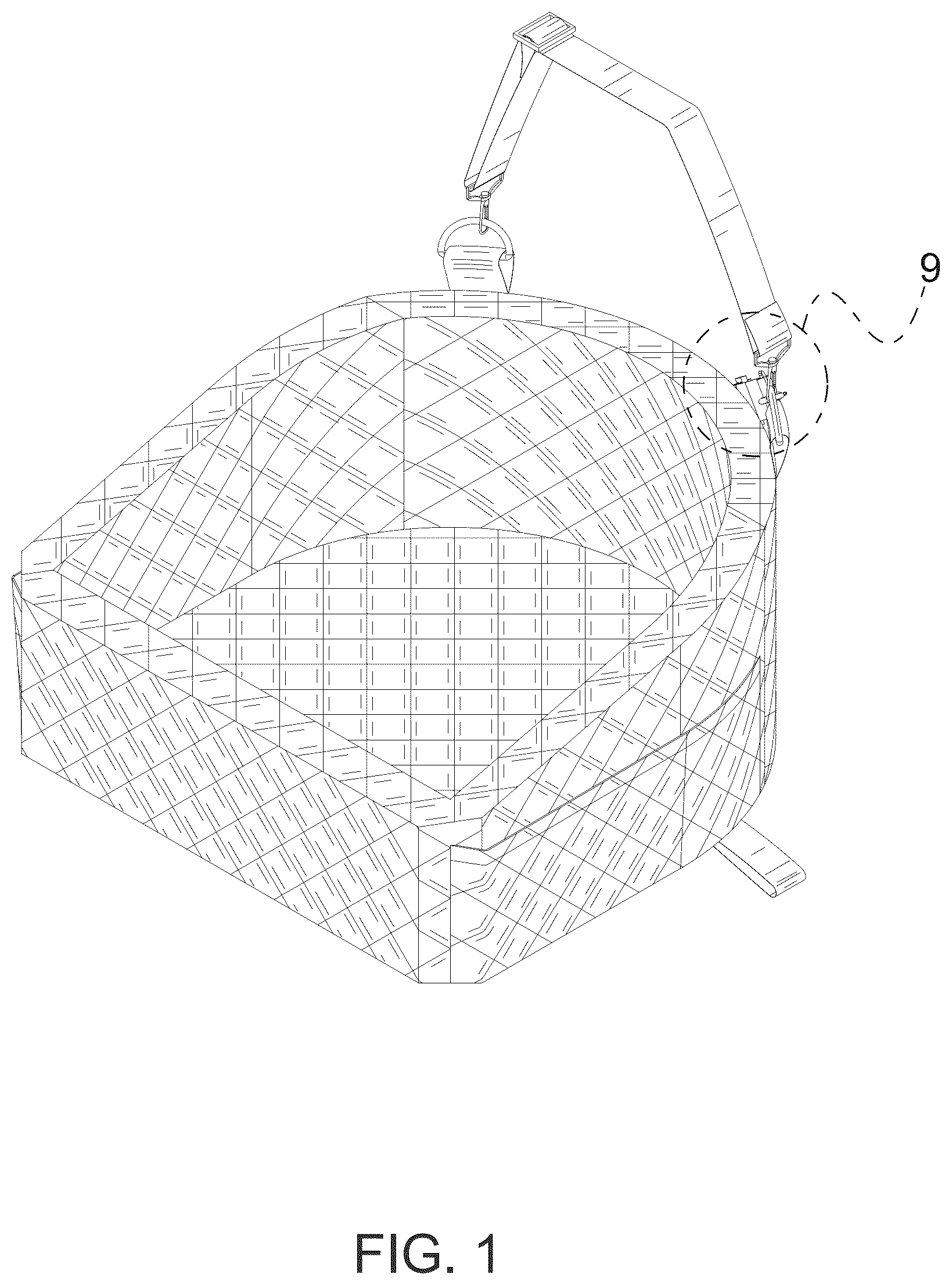Patent USD1044145 Figure 1 – Dog seat