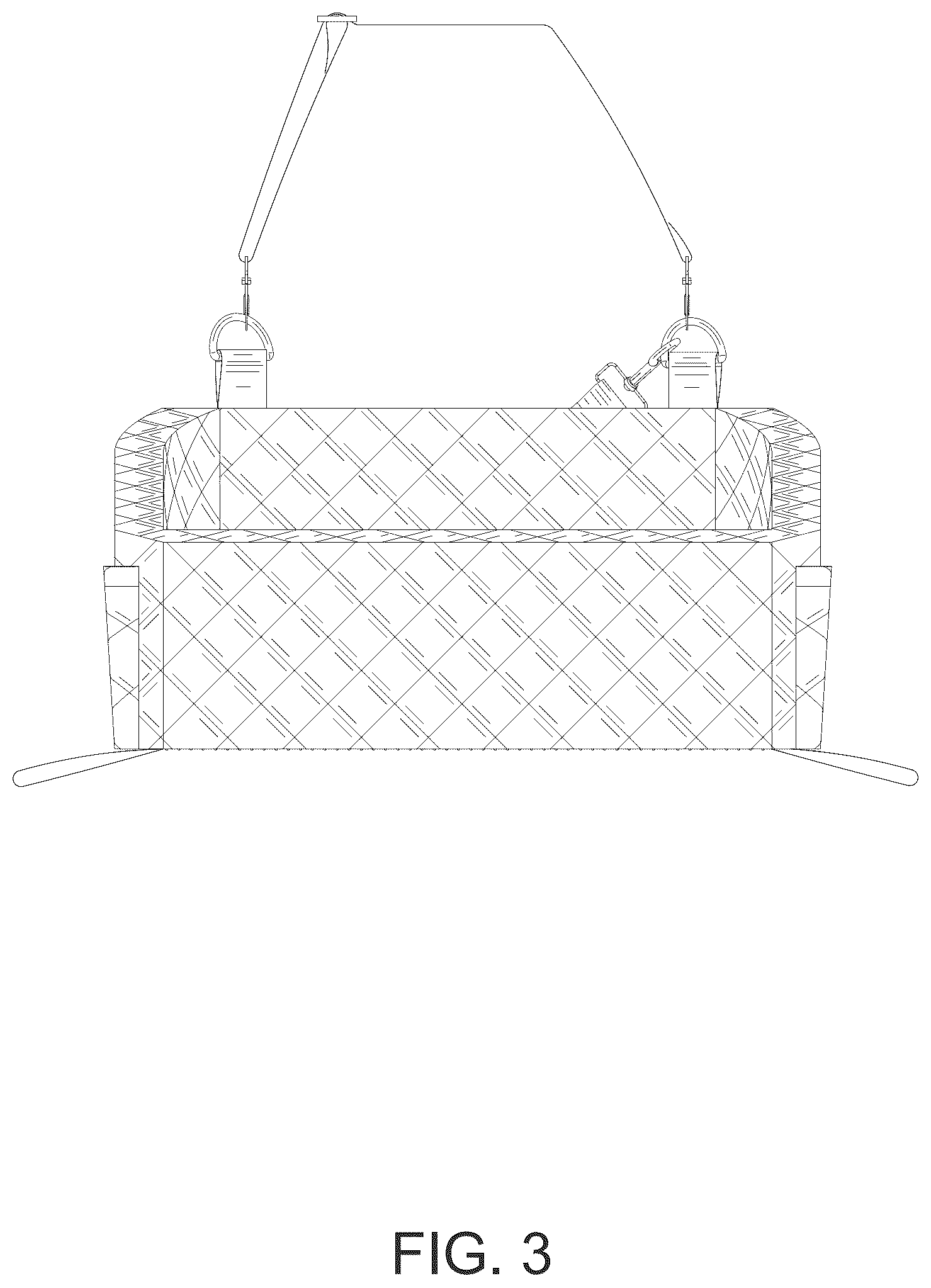 Patent USD1044145 Figure 3 – Dog seat