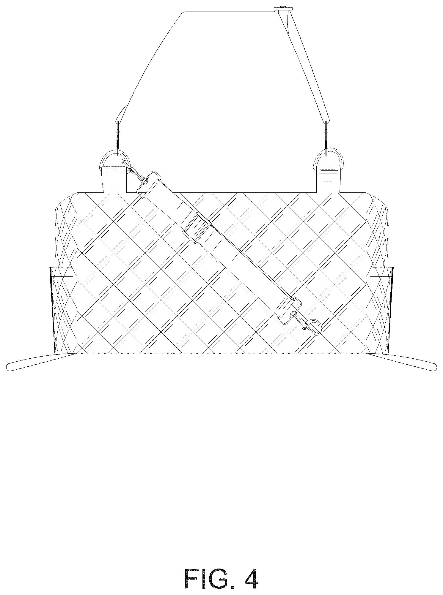 Patent USD1044145 Figure 4 – Dog seat