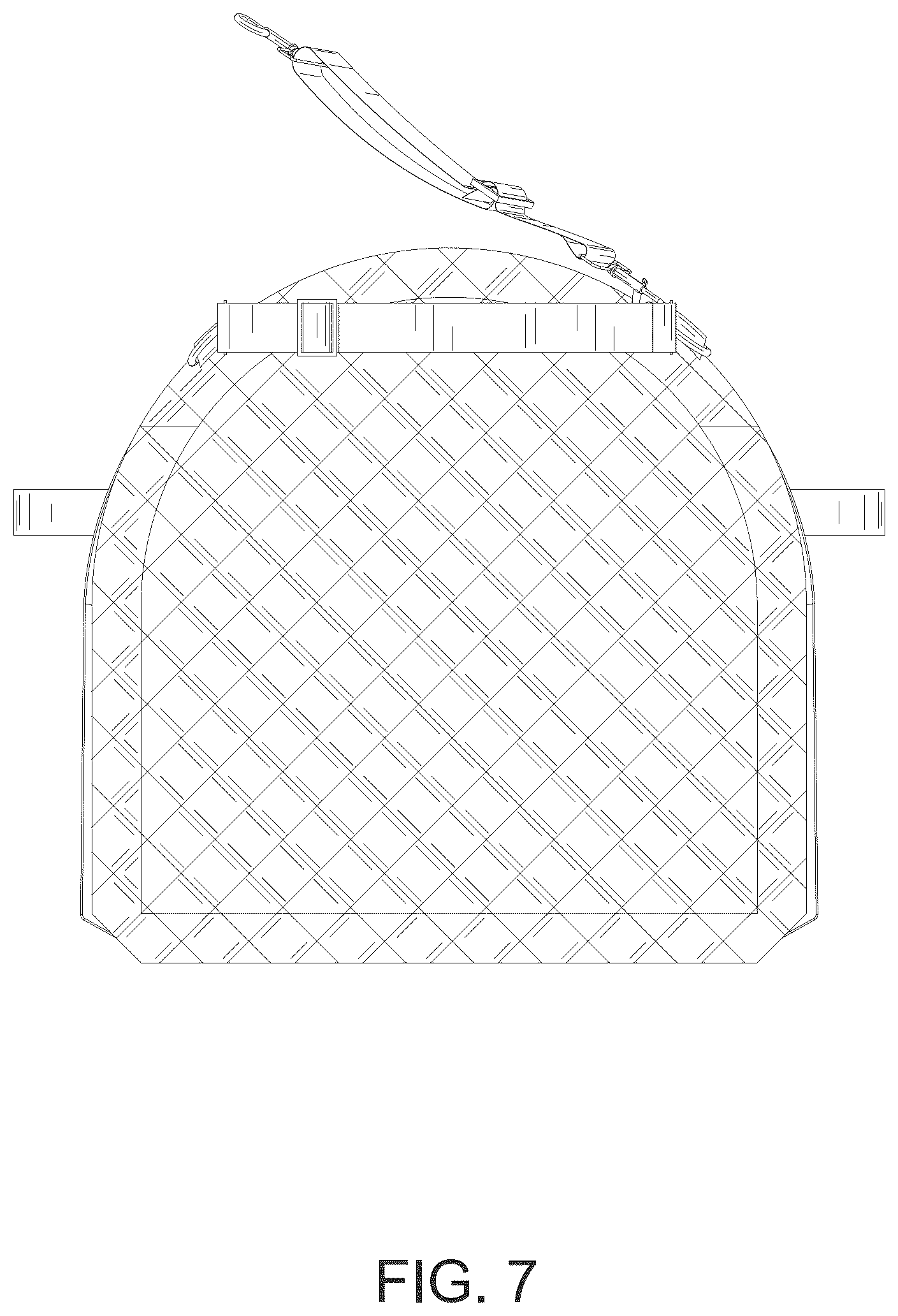 Patent USD1044145 Figure 7 – Dog seat