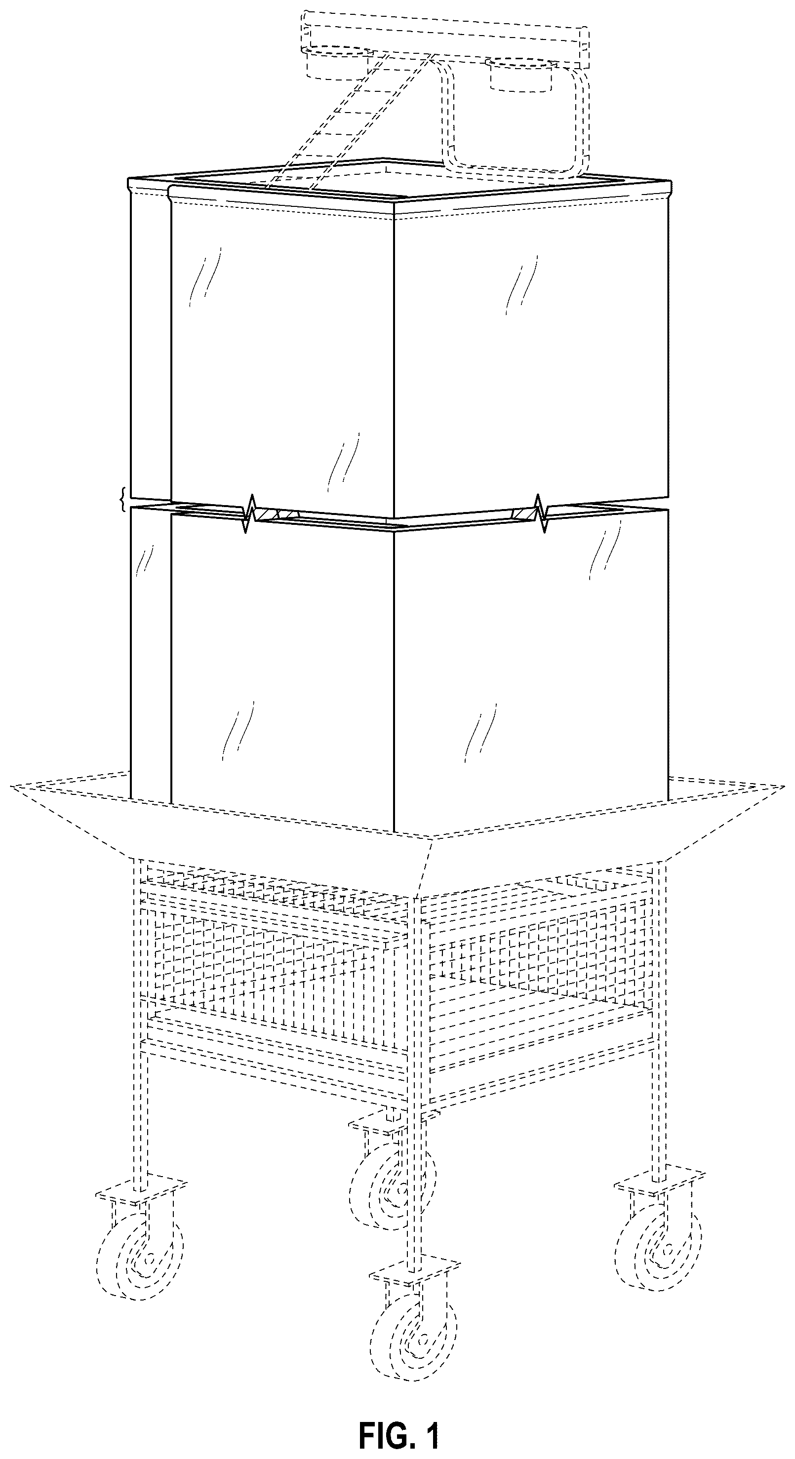Patent USD1044146 Figure 1 – Bird cage cover