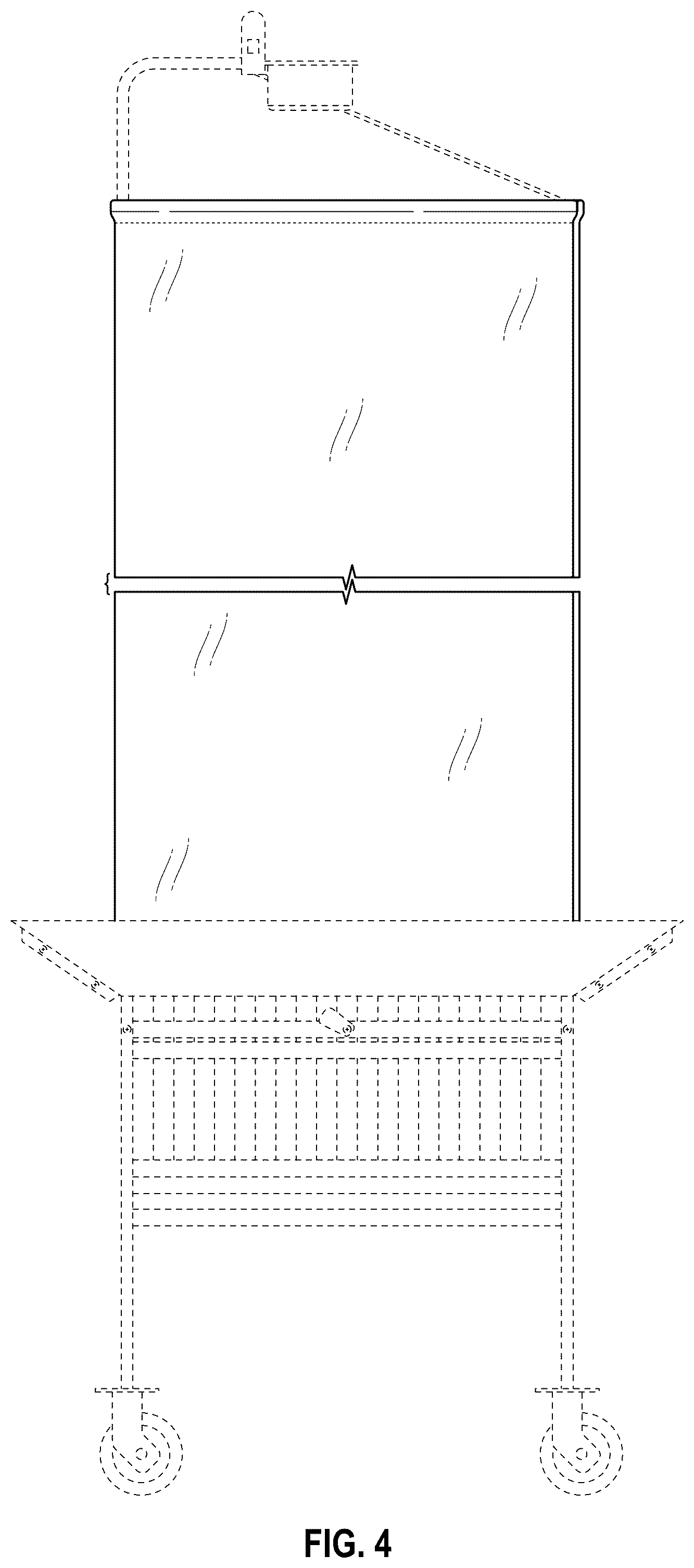 Patent USD1044146 Figure 4 – Bird cage cover