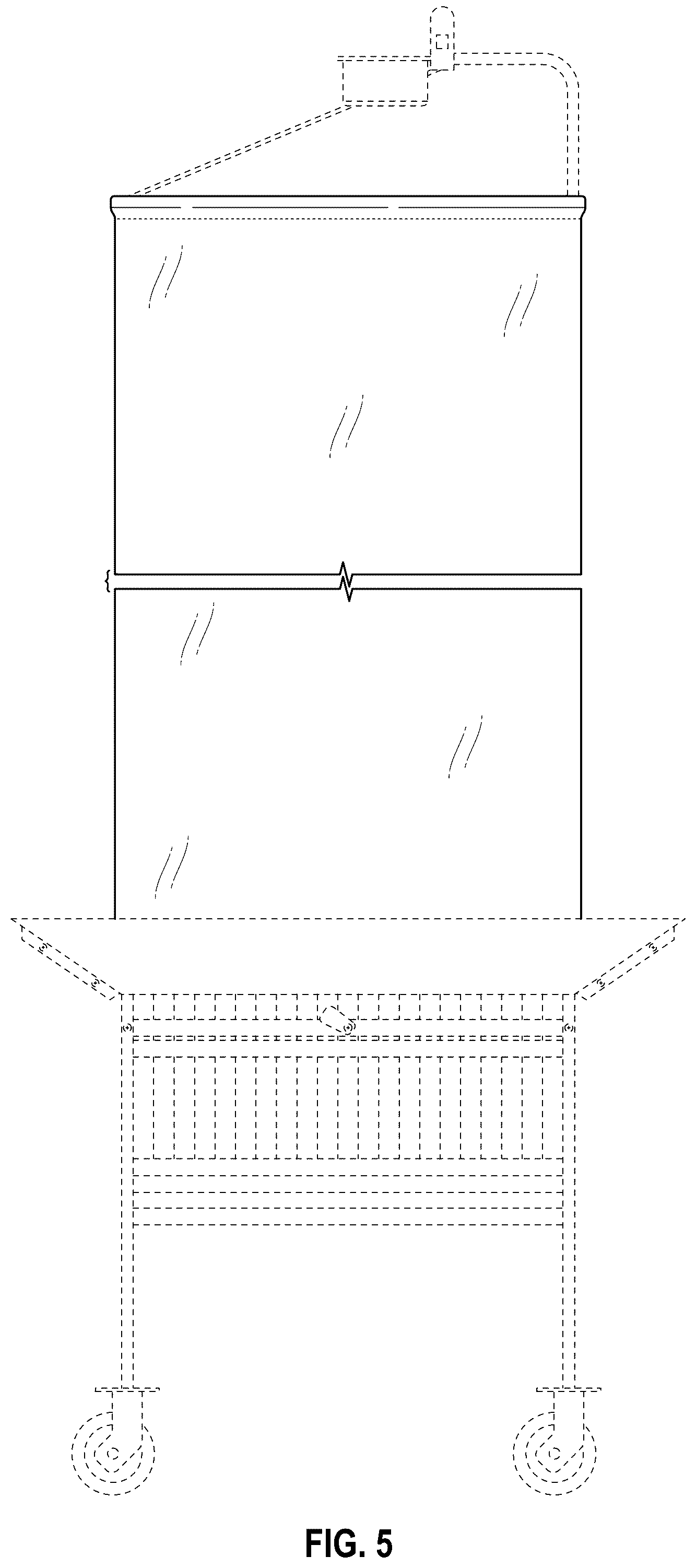Patent USD1044146 Figure 5 – Bird cage cover