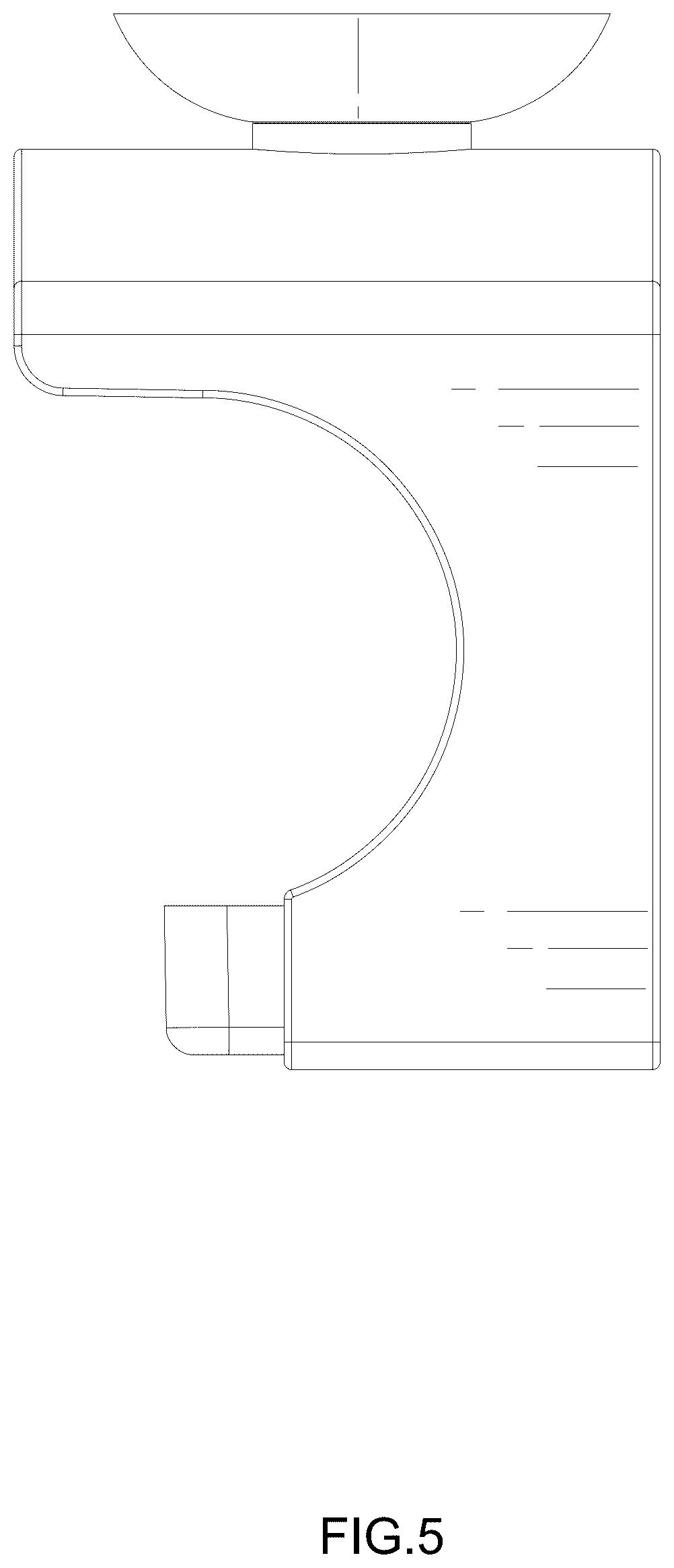 Patent USD1044147 Figure 5 – Bird feeder
