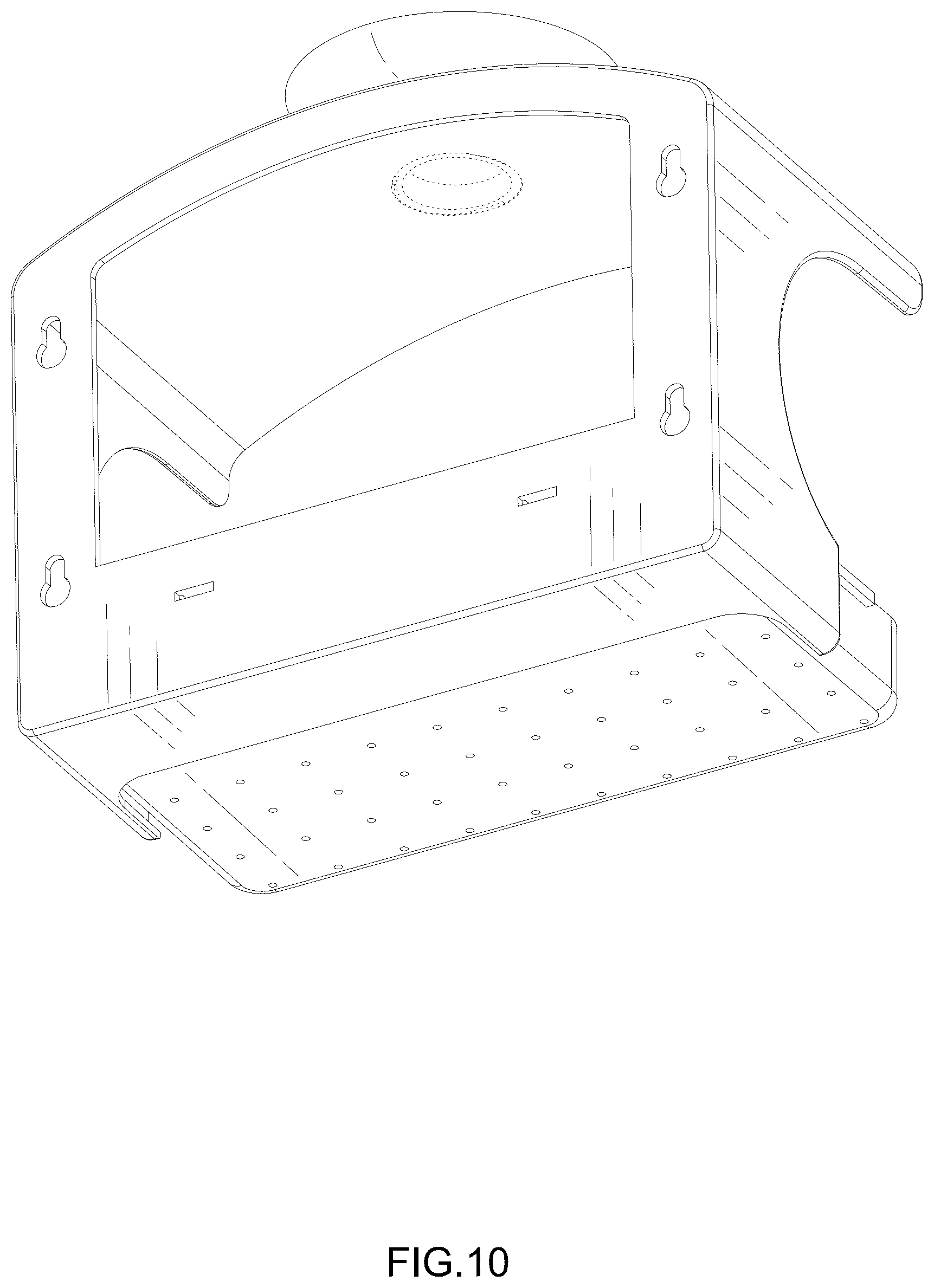 Patent USD1044147 Figure 10 – Bird feeder
