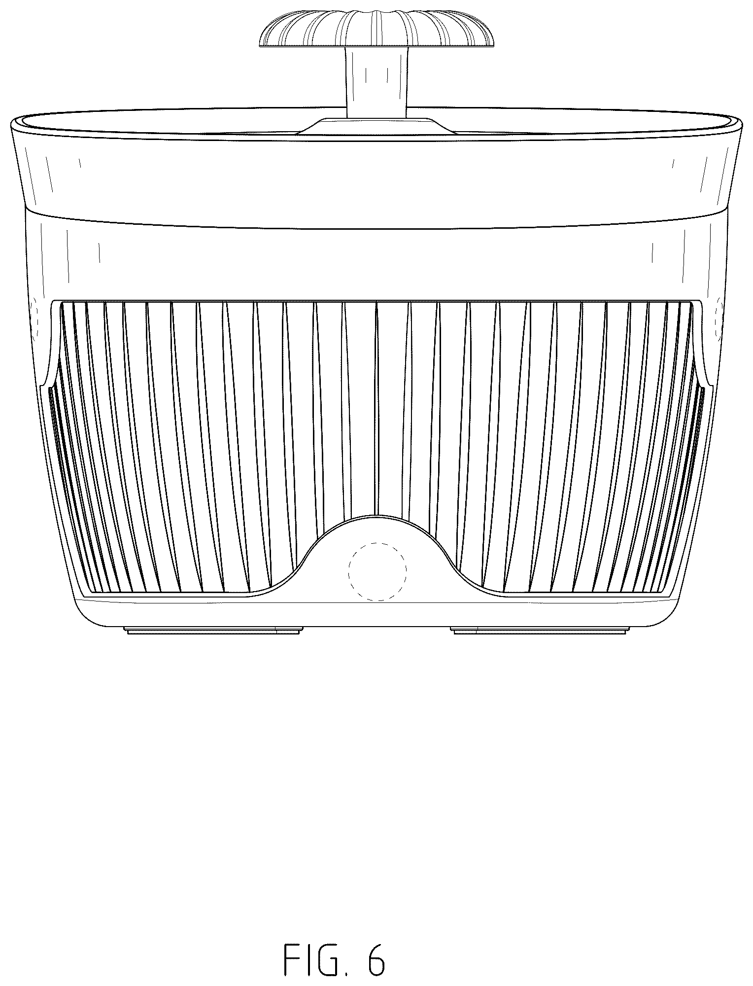 Patent USD1044151 Figure 6 – Pet water fountain