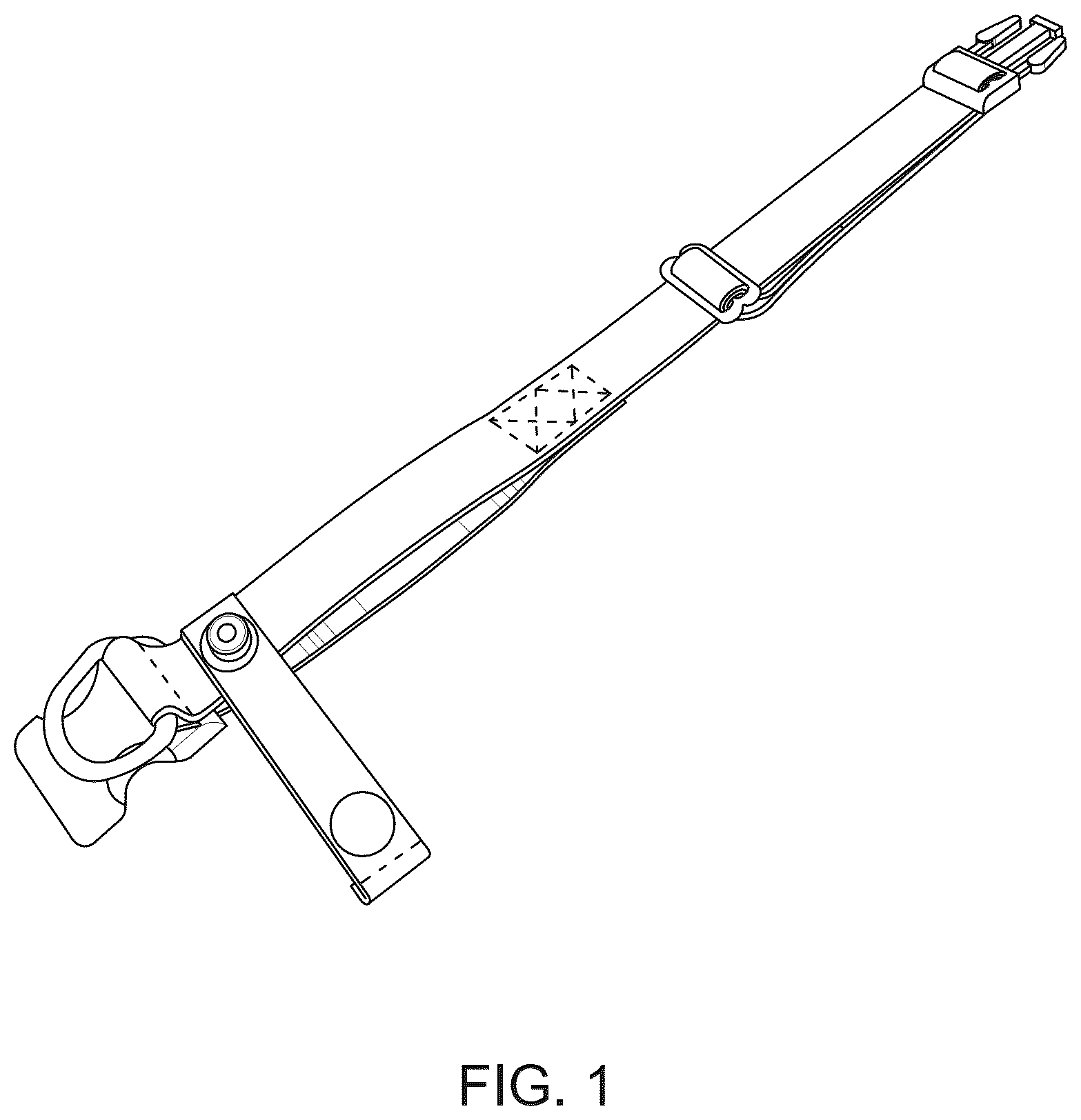 Patent USD1044154 Figure 1 – Animal collar