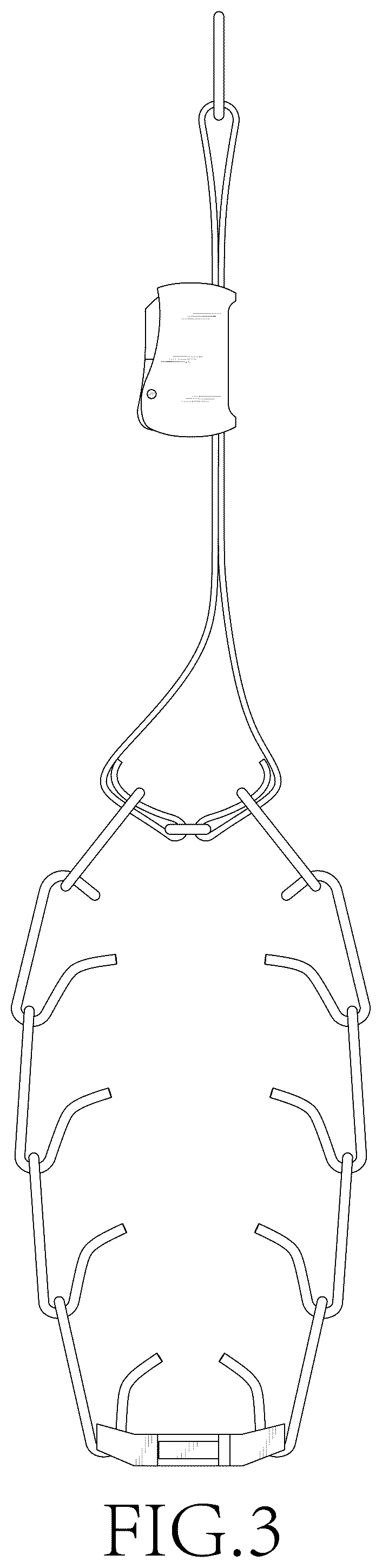 Patent USD1044155 Figure 3 – Prong collar