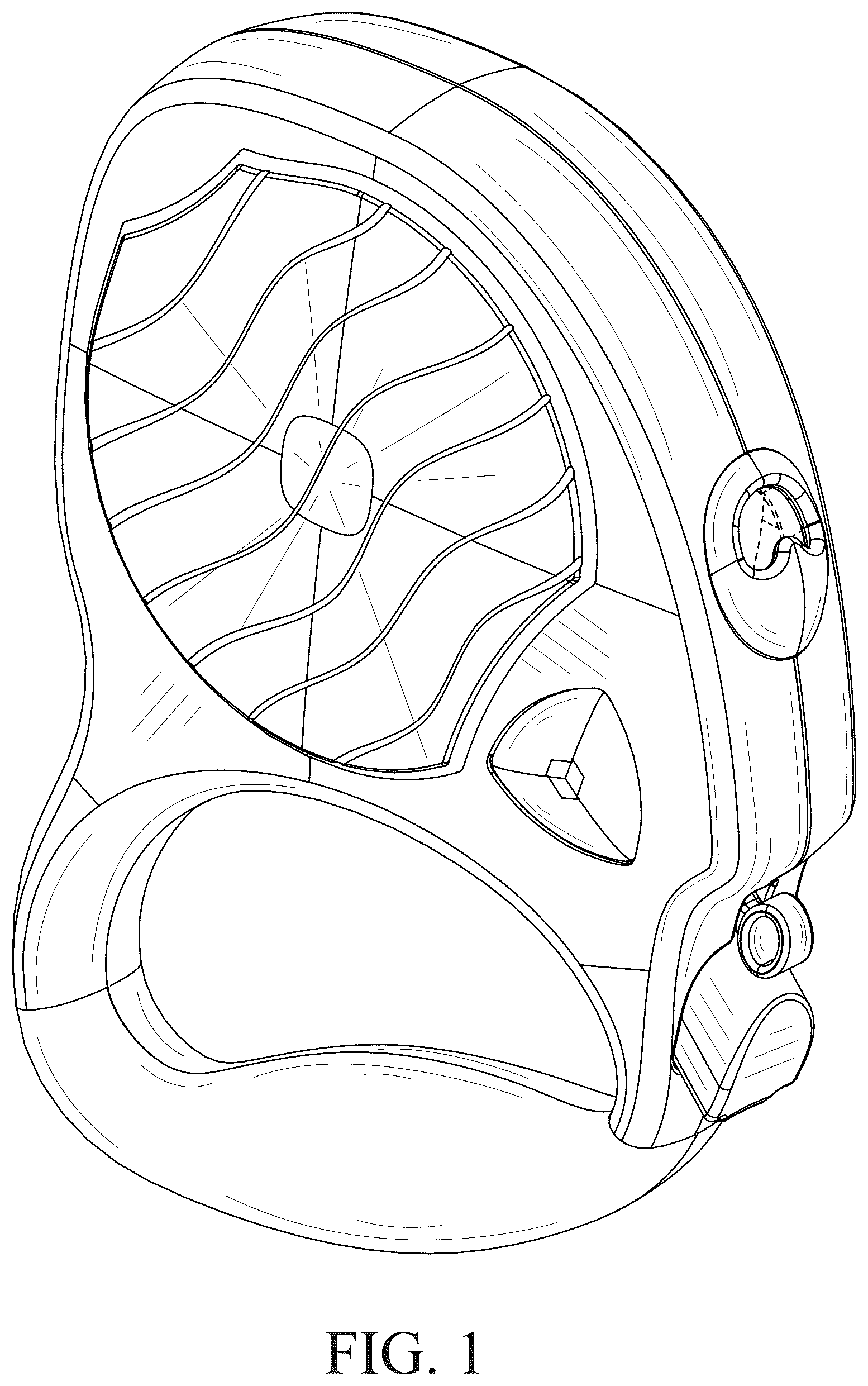 Patent USD1044156 Figure 1 – Retractable pet leash
