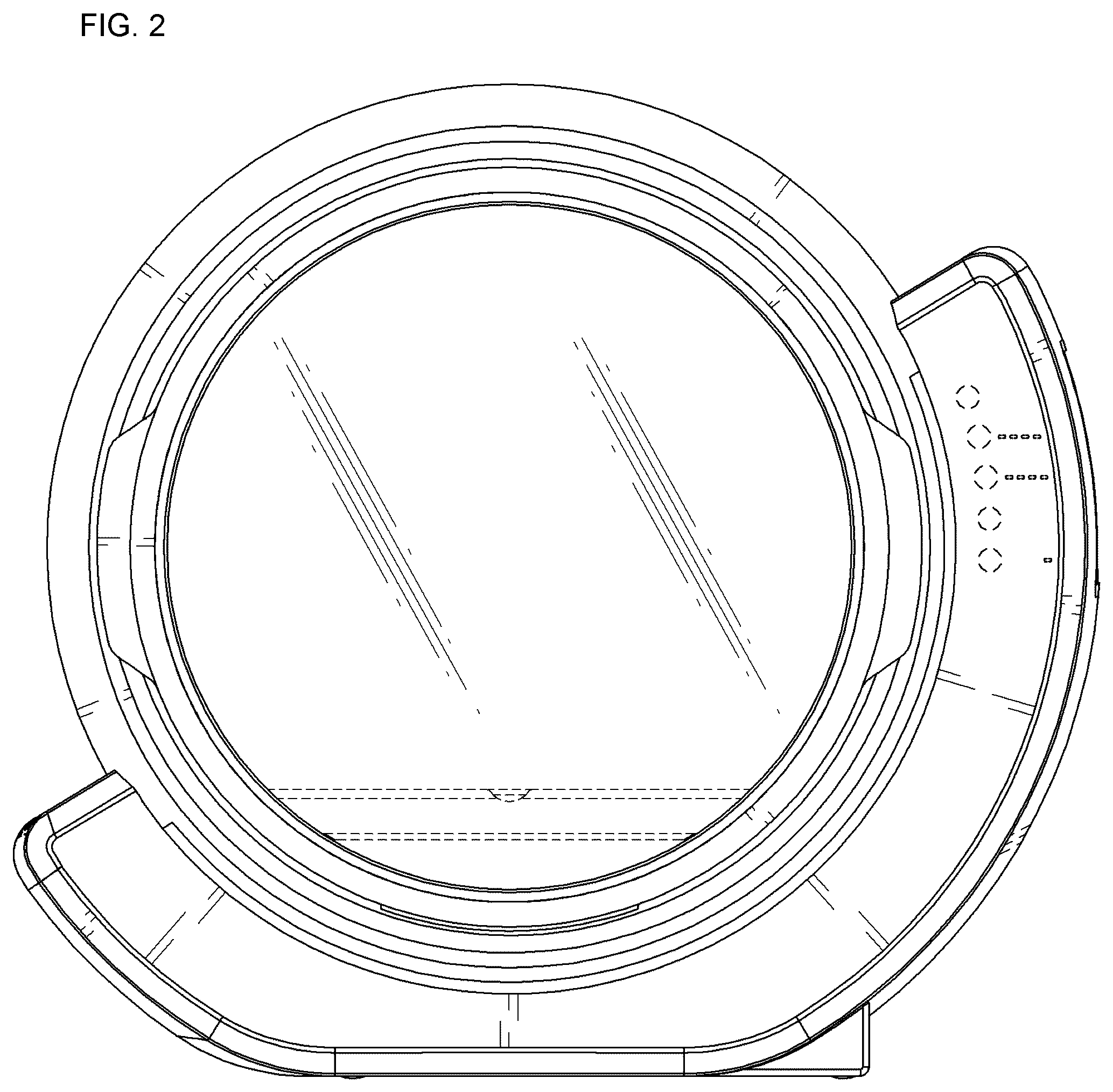 Patent USD1044157 Figure 2 – Pet dryer