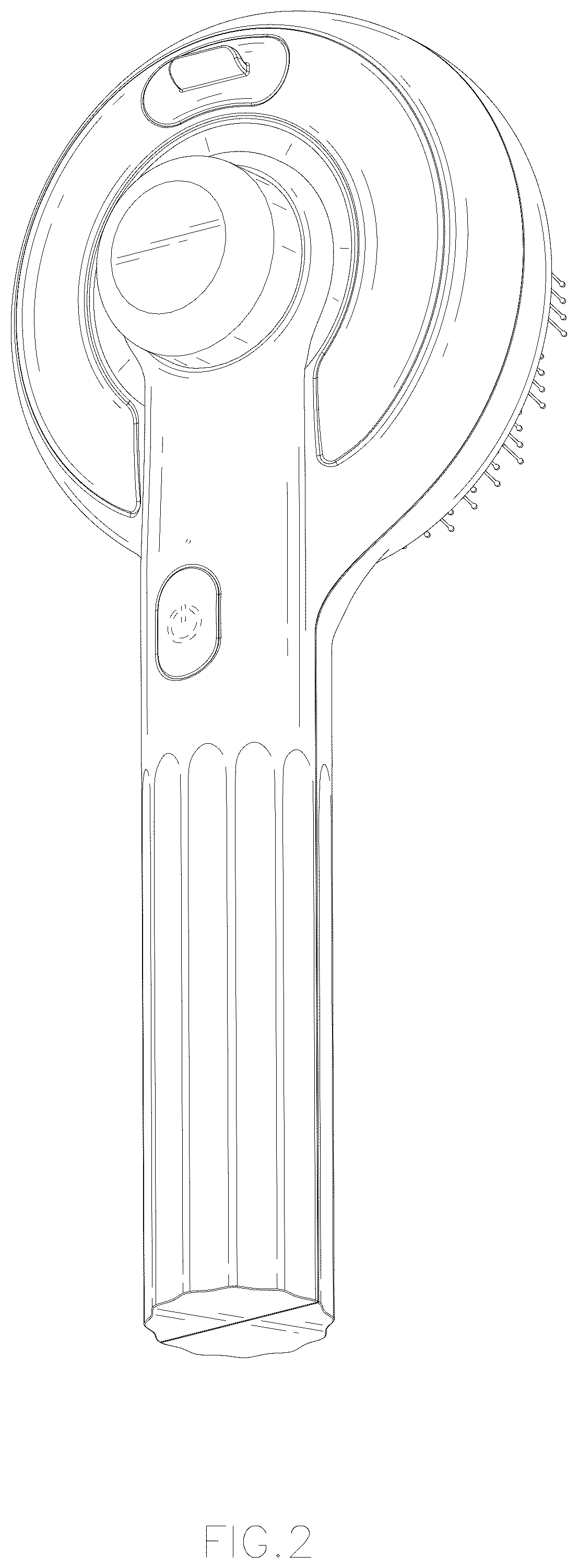 Patent USD1044158 Figure 2 – Brush for animals