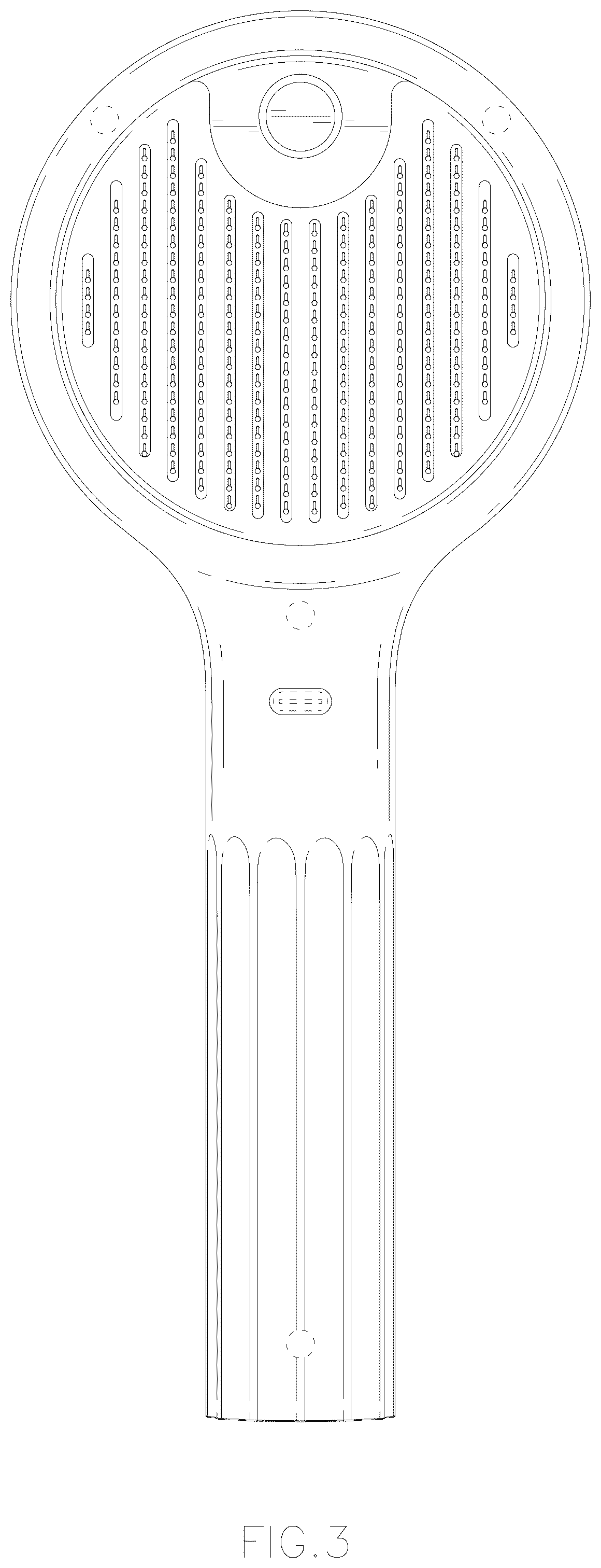 Patent USD1044158 Figure 3 – Brush for animals