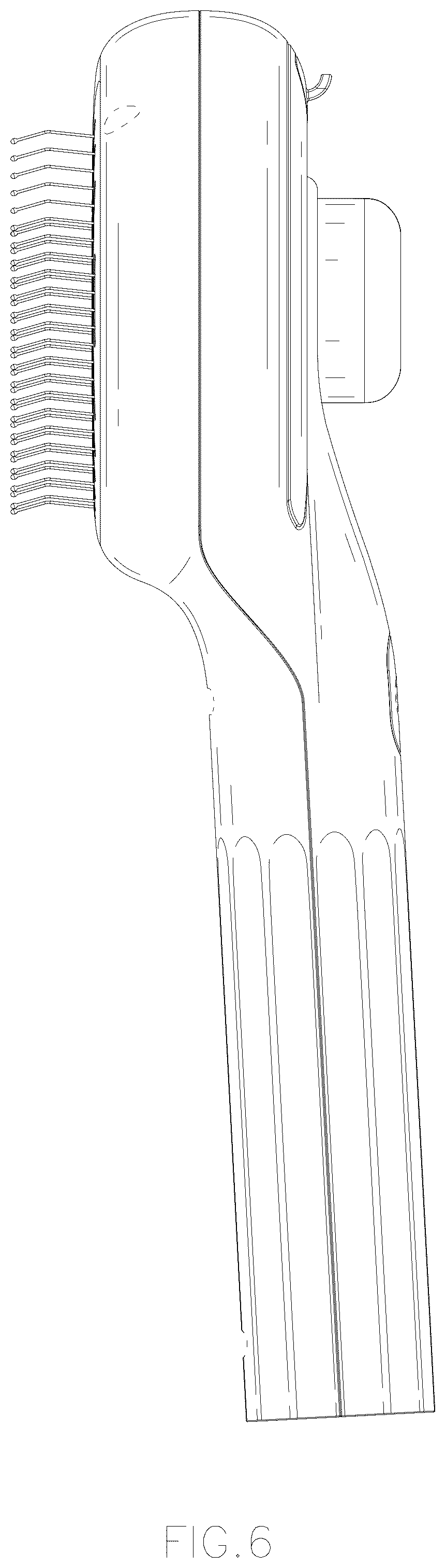 Patent USD1044158 Figure 6 – Brush for animals