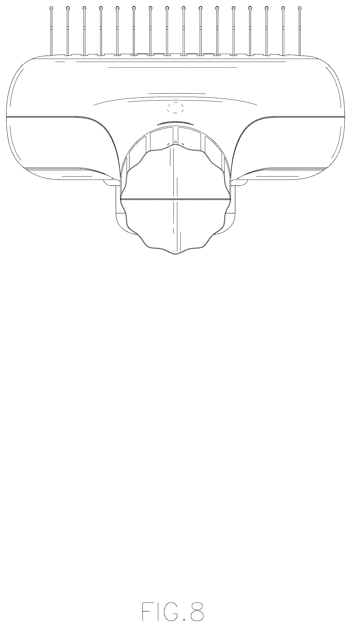 Patent USD1044158 Figure 8 – Brush for animals