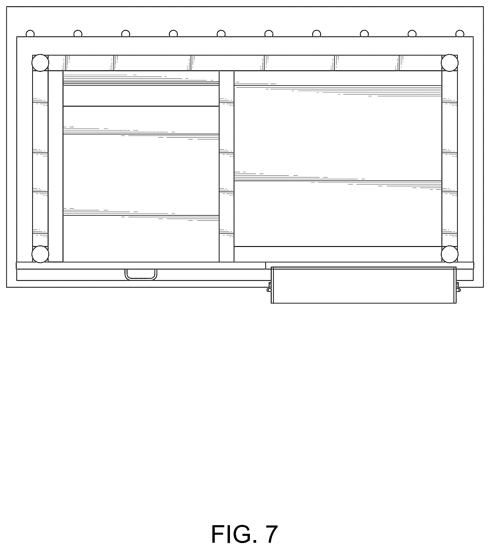Patent USD1044159 Figure 7 – Pet grooming station
