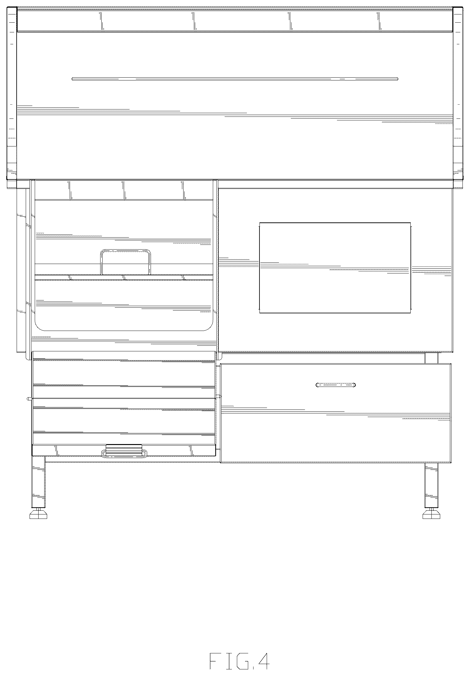 Patent USD1044160 Figure 4 – Dog bathing station