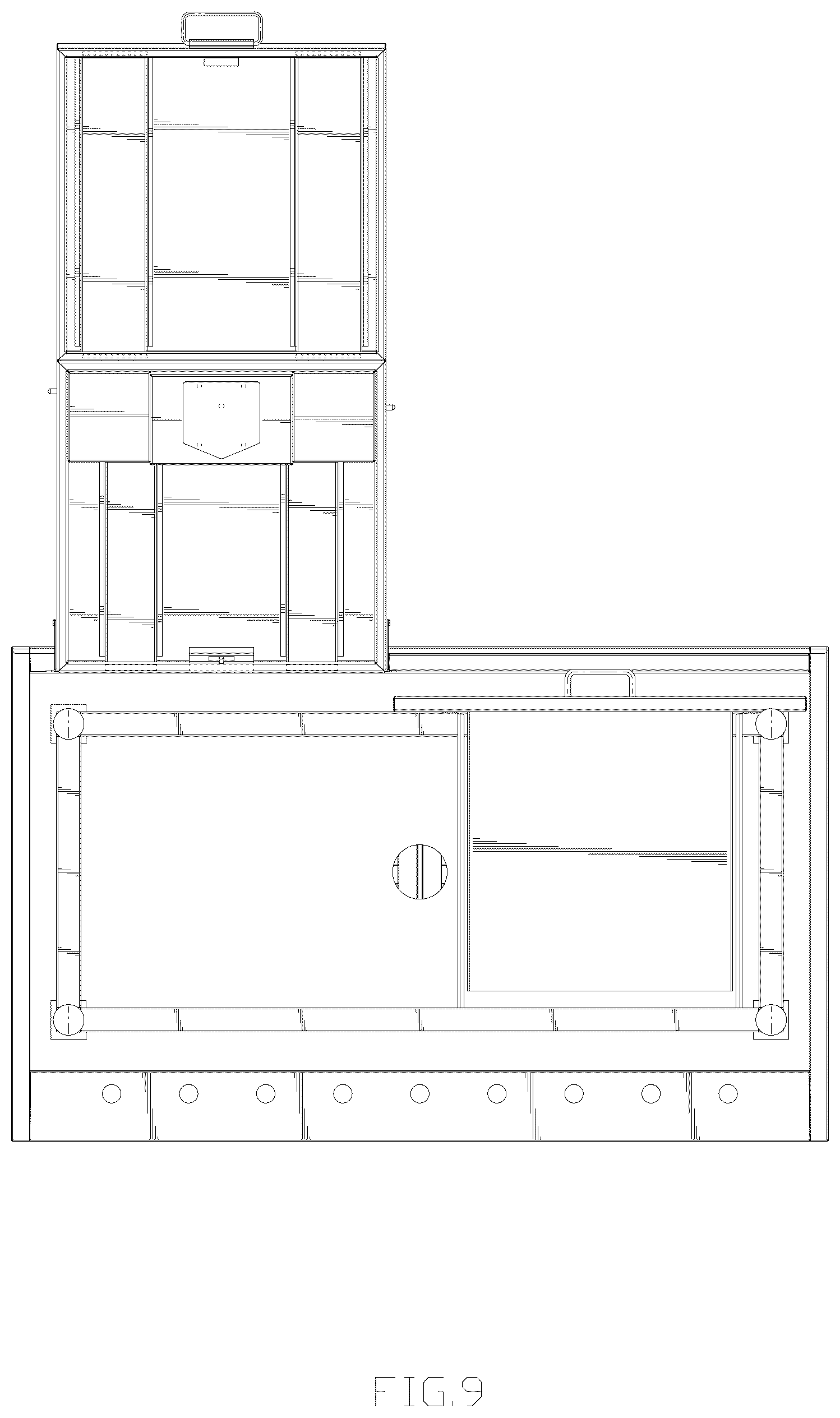 Patent USD1044160 Figure 9 – Dog bathing station