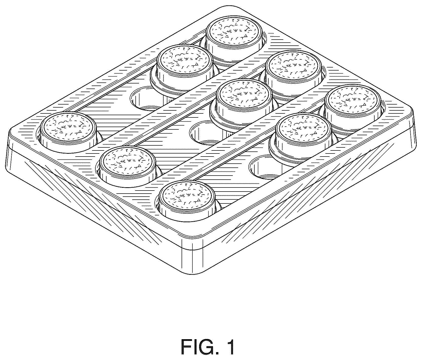 Patent USD1044161 Figure 1 – Pet puzzle