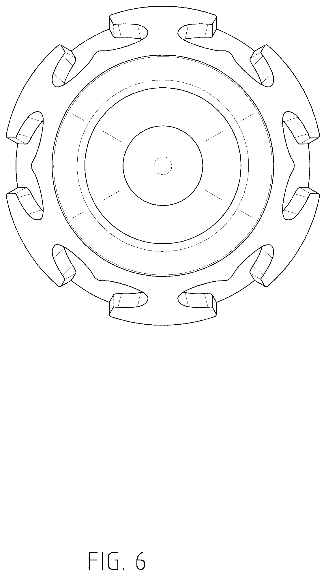 Patent USD1044164 Figure 6 – Rugby-shaped chew toy