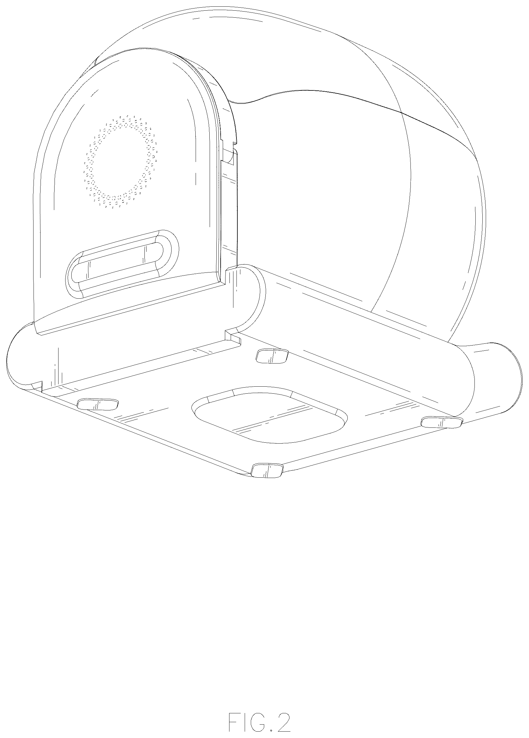 Patent USD1044166 Figure 2 – Cat litter box