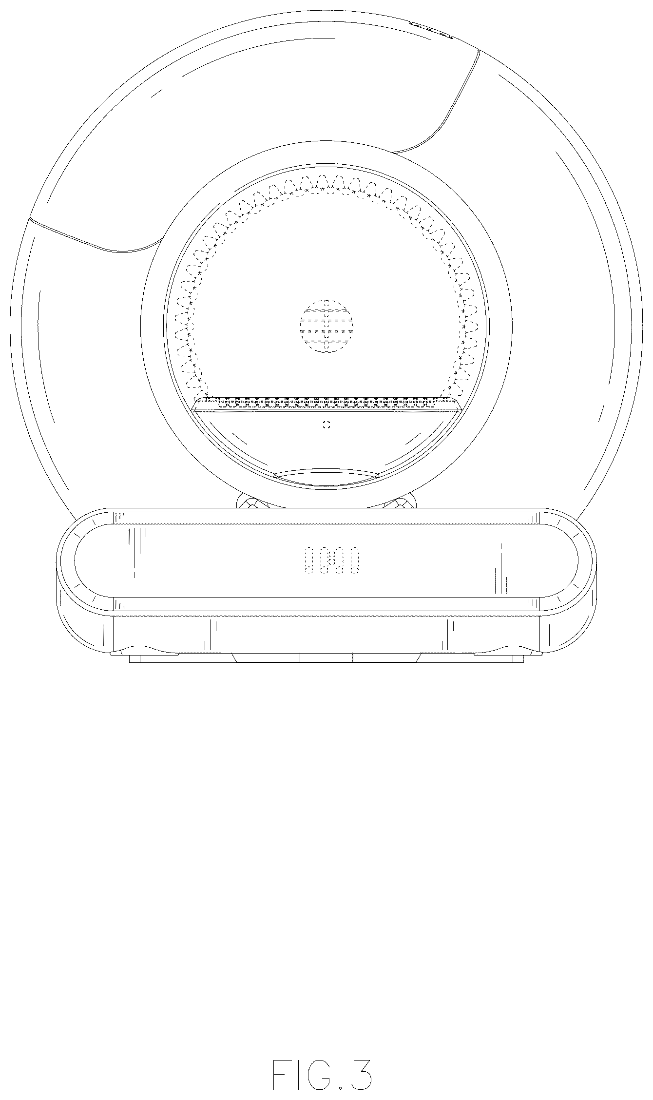 Patent USD1044166 Figure 3 – Cat litter box