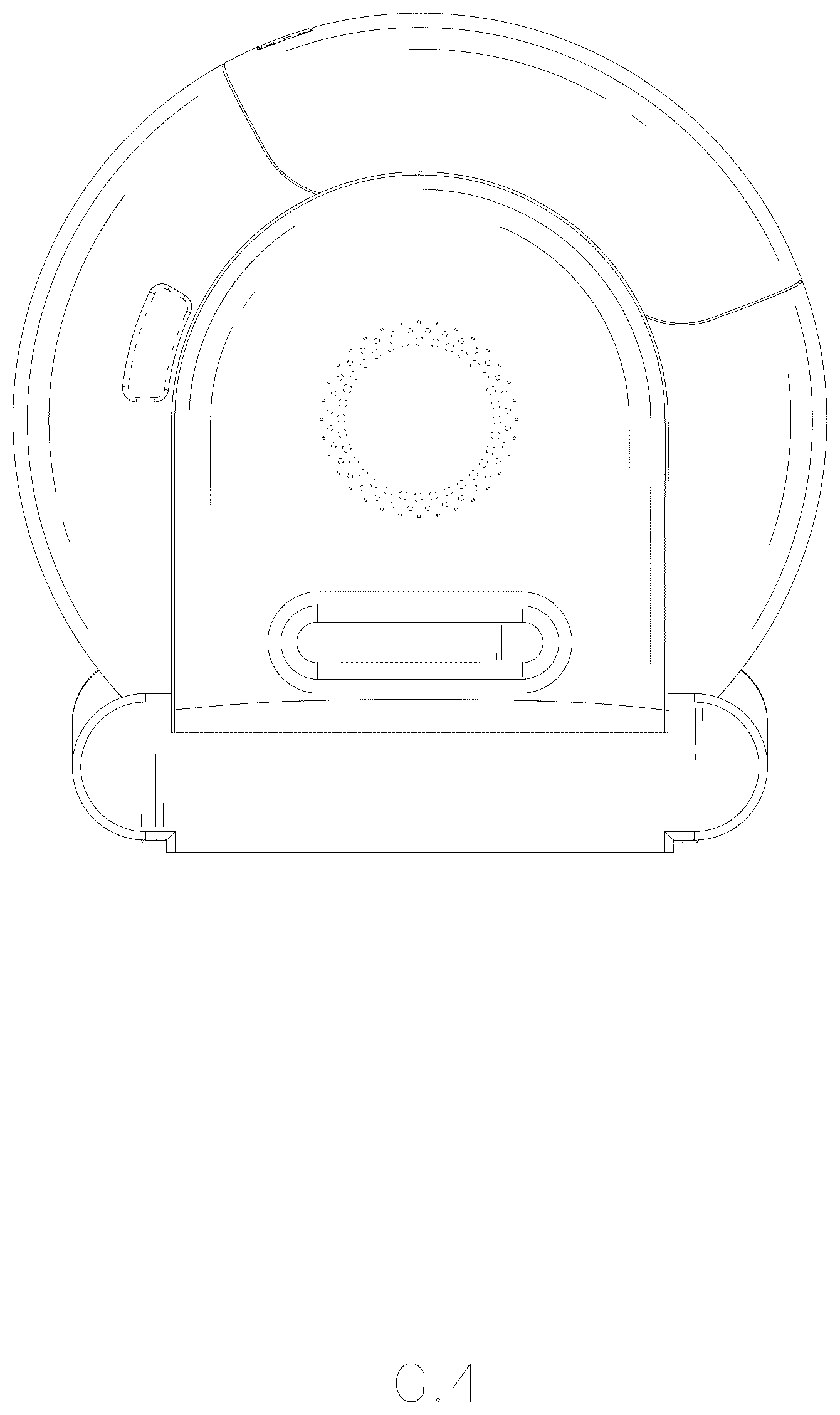Patent USD1044166 Figure 4 – Cat litter box