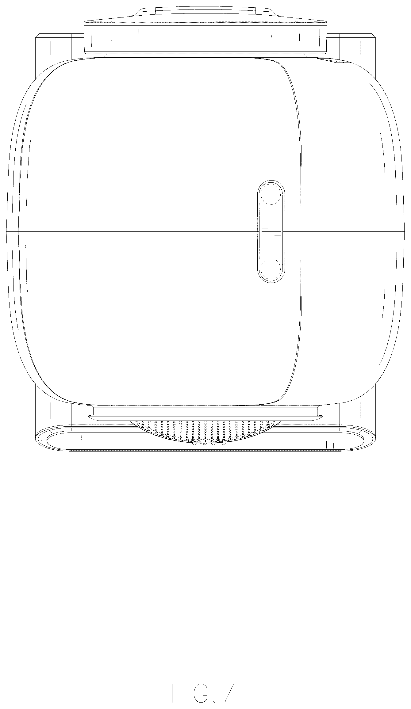 Patent USD1044166 Figure 7 – Cat litter box