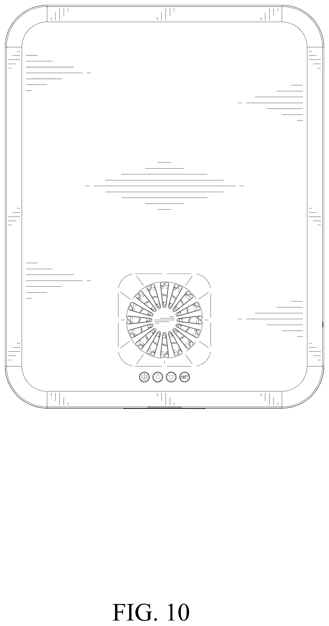 Patent USD1044168 Figure 10 – Cat litter box