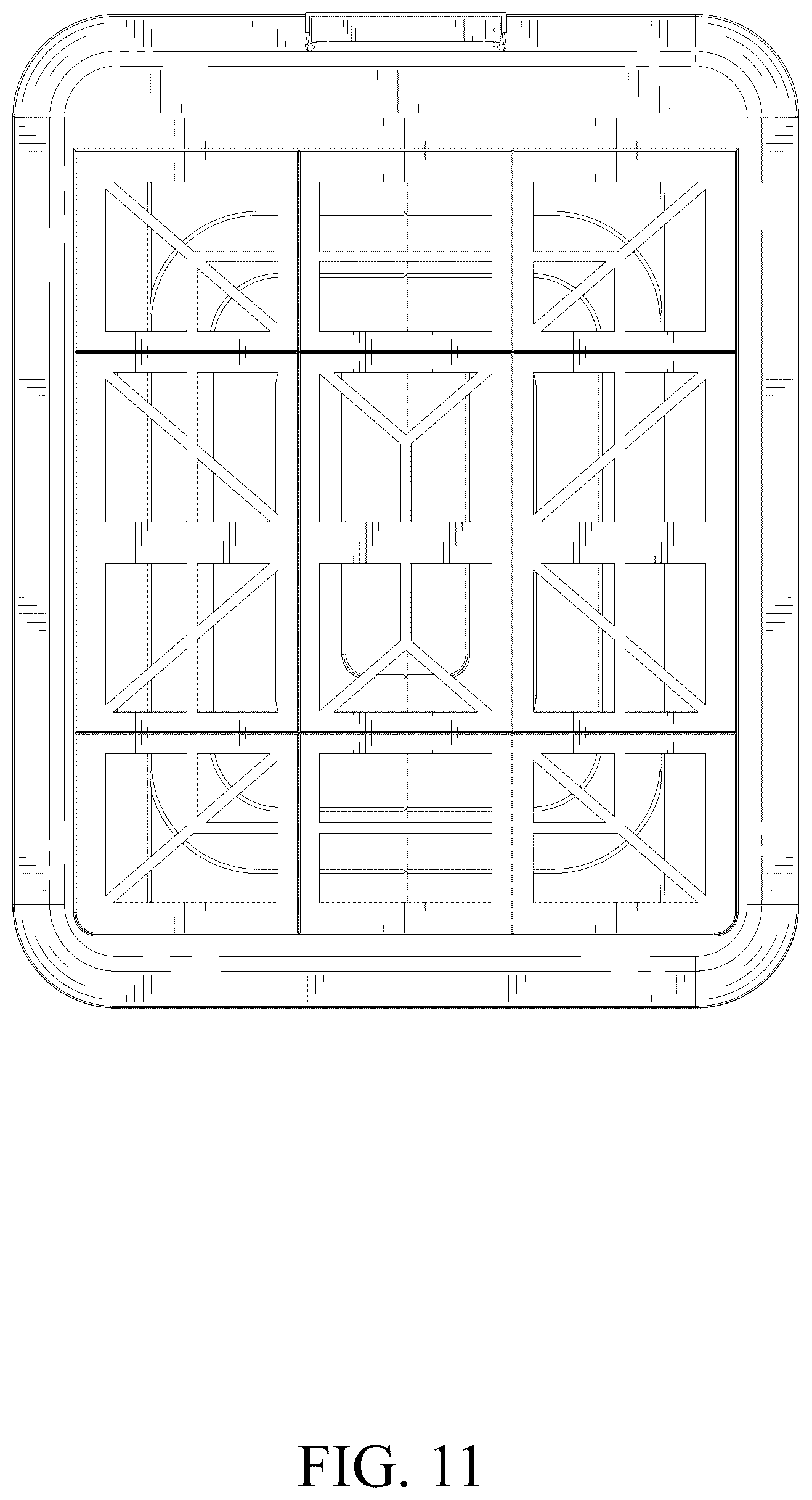 Patent USD1044168 Figure 11 – Cat litter box