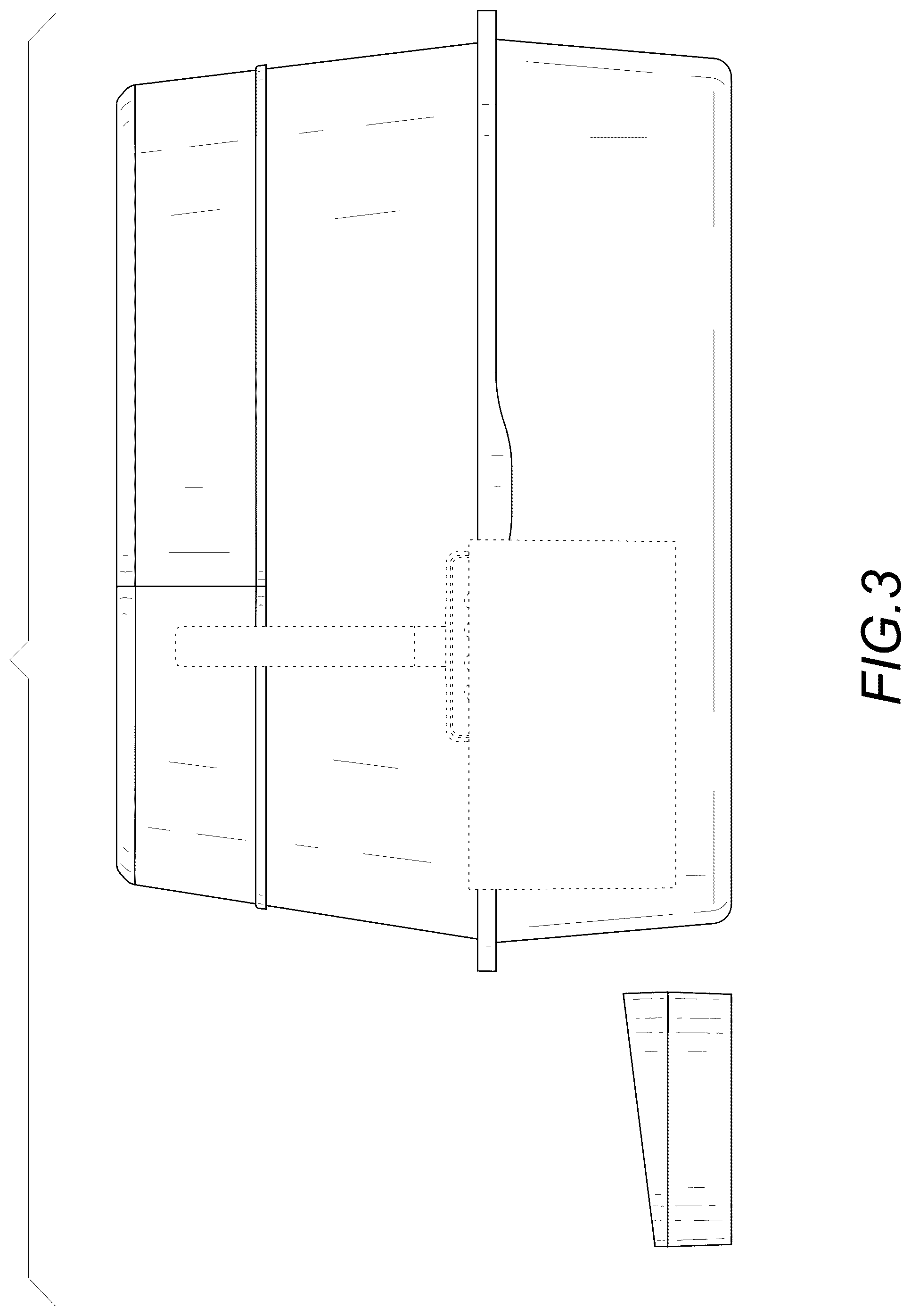Patent USD1044169 Figure 3 – Cat litter box