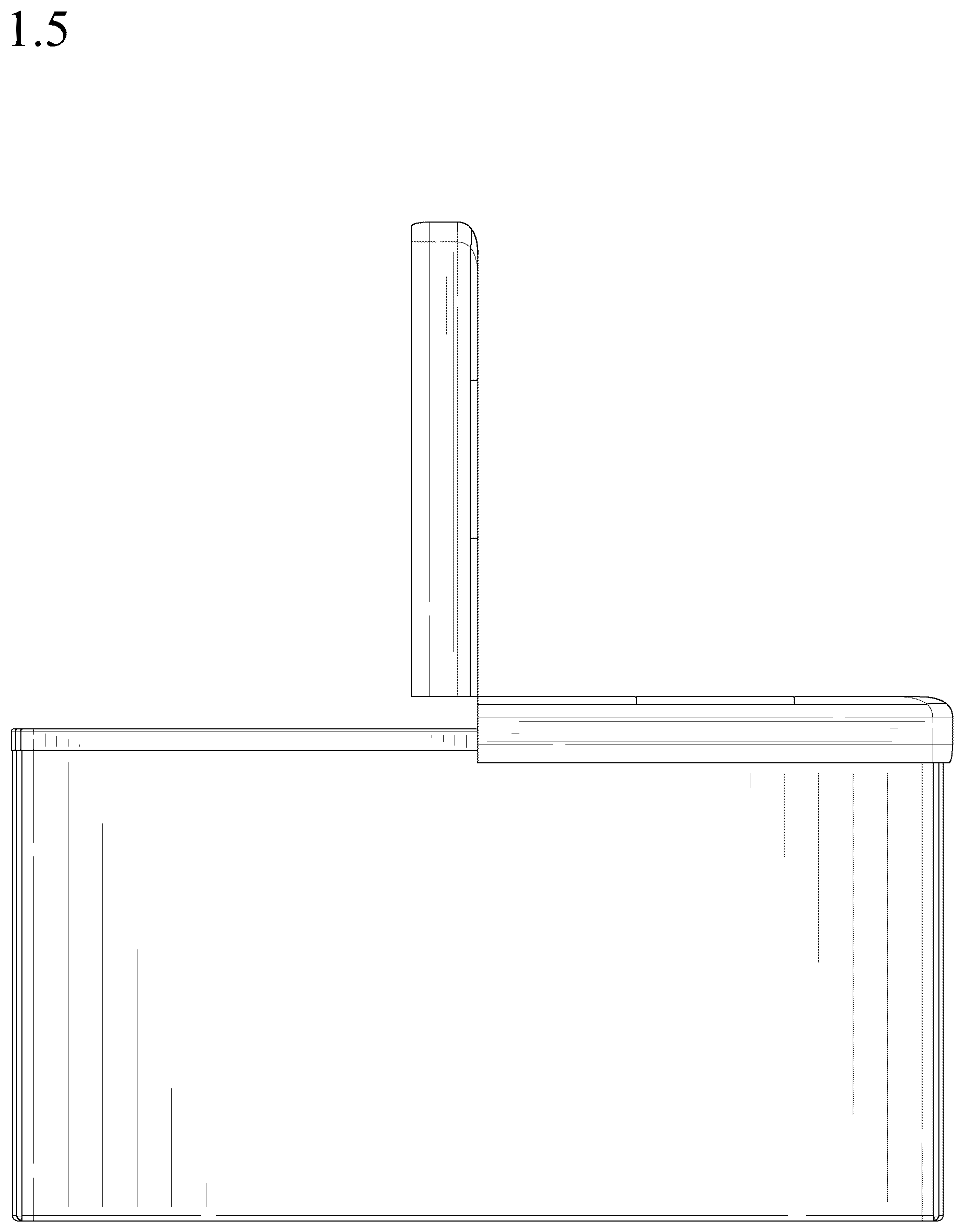 Patent USD1044170 Figure 5 – Cat litter box enclosure ottoman
