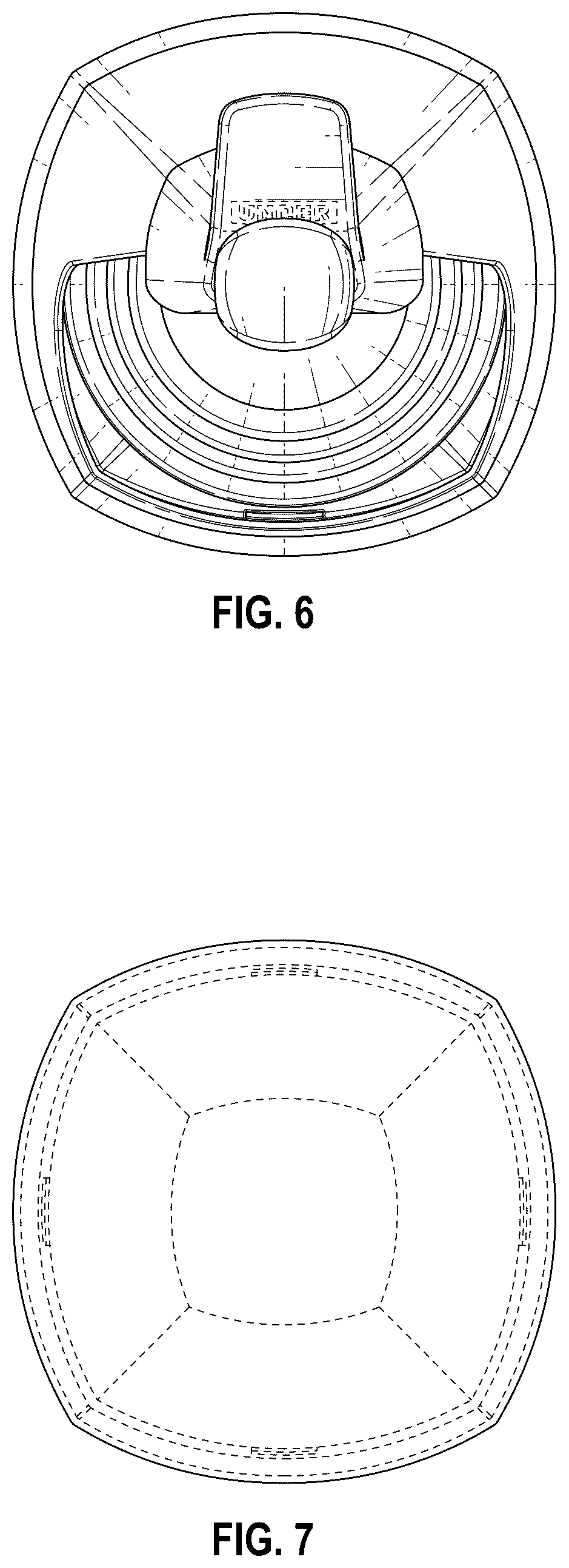 Patent USD1044175 Figure 4 – Combined toilet plunger and caddy