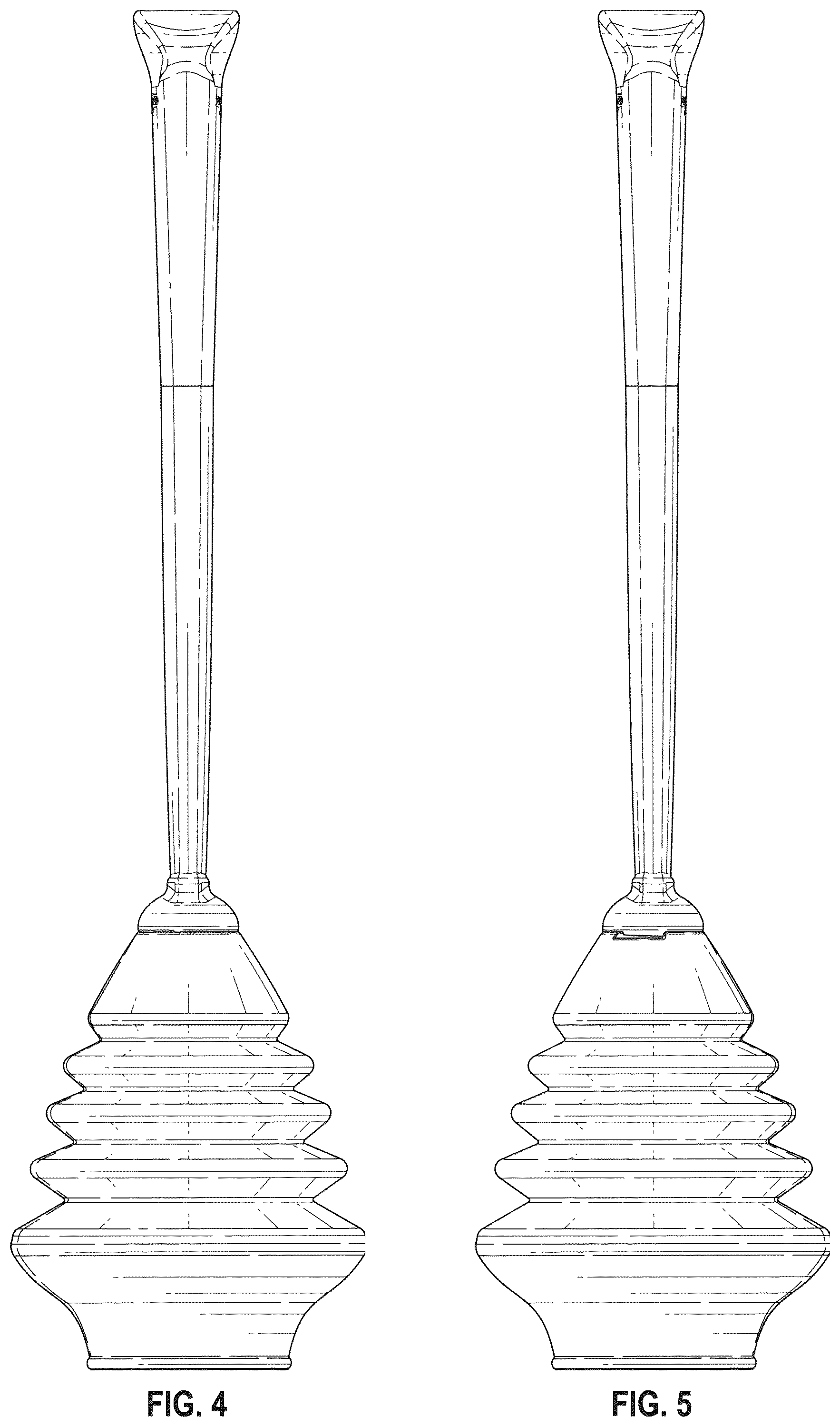 Patent USD1044176 Figure 3 – Toilet plunger