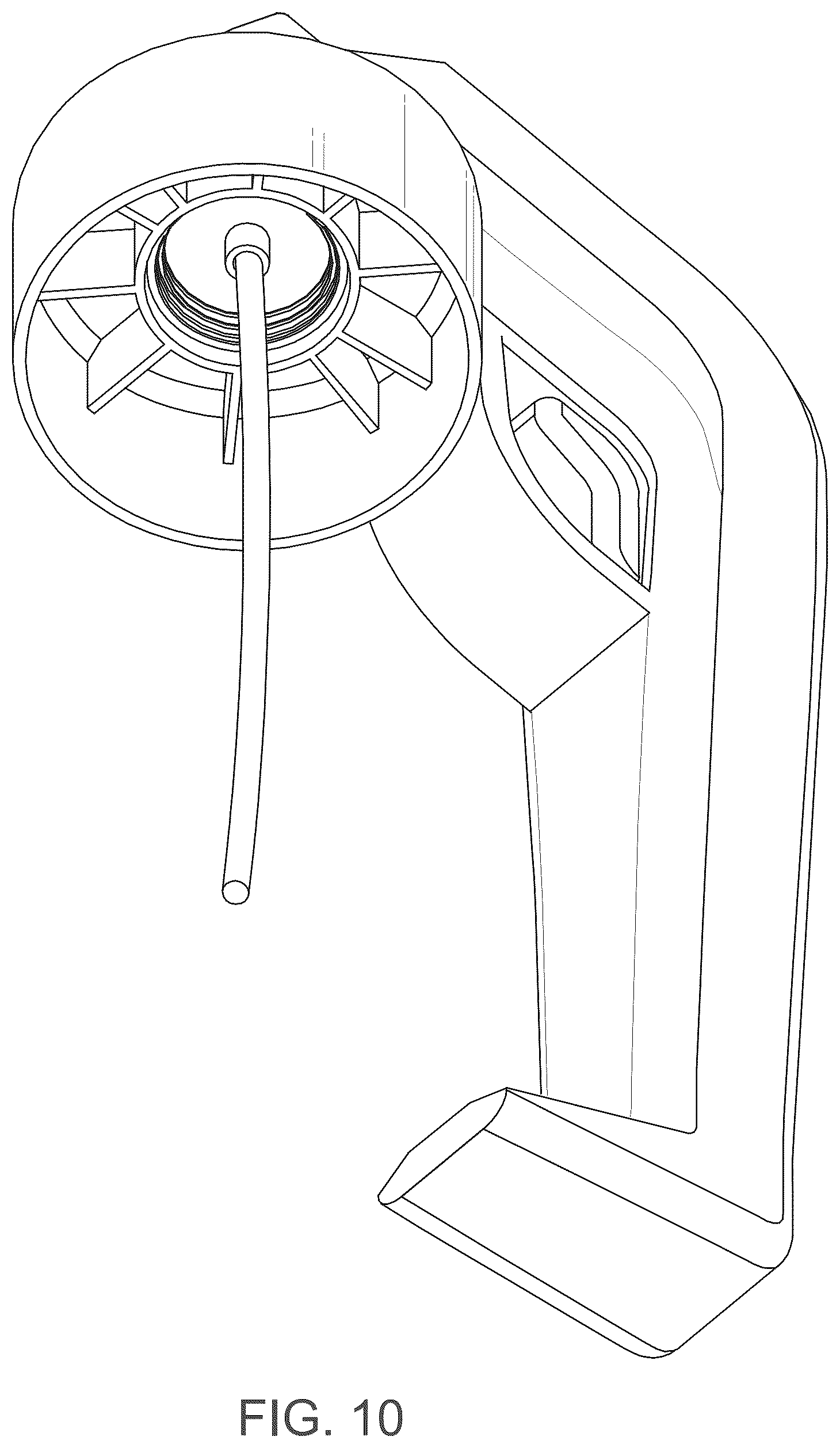 Patent USD1044177 Figure 10 – Shoe cleaning device