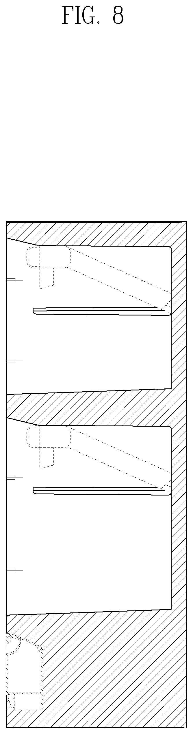 Patent USD1044178 Figure 8 – Body for shoe management apparatus