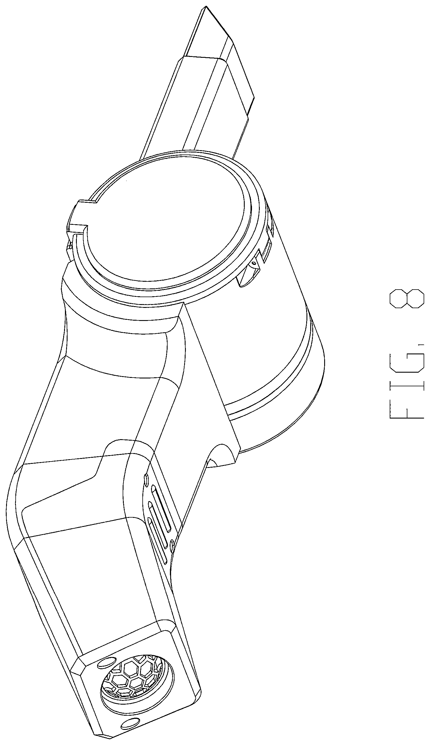 Patent USD1044179 Figure 8 – Vacuum cleaner