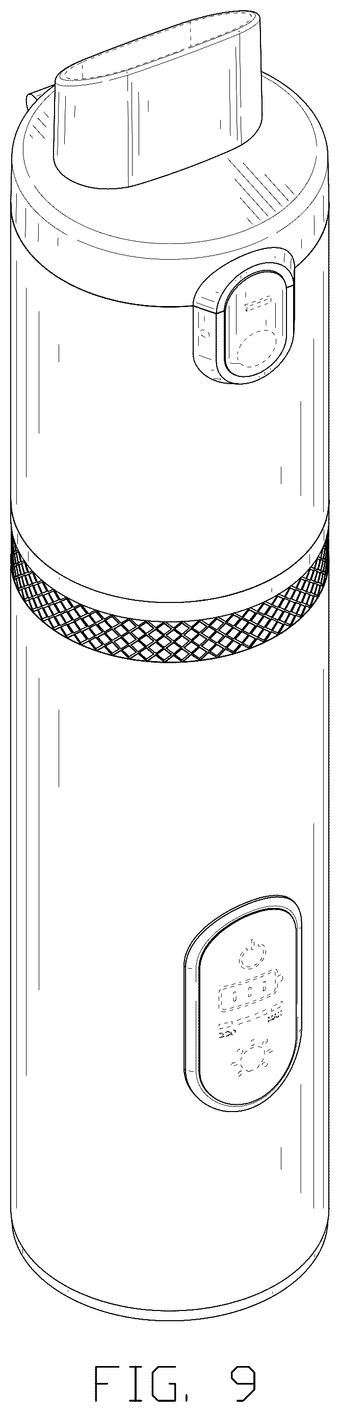 Patent USD1044180 Figure 9 – Vacuum cleaner