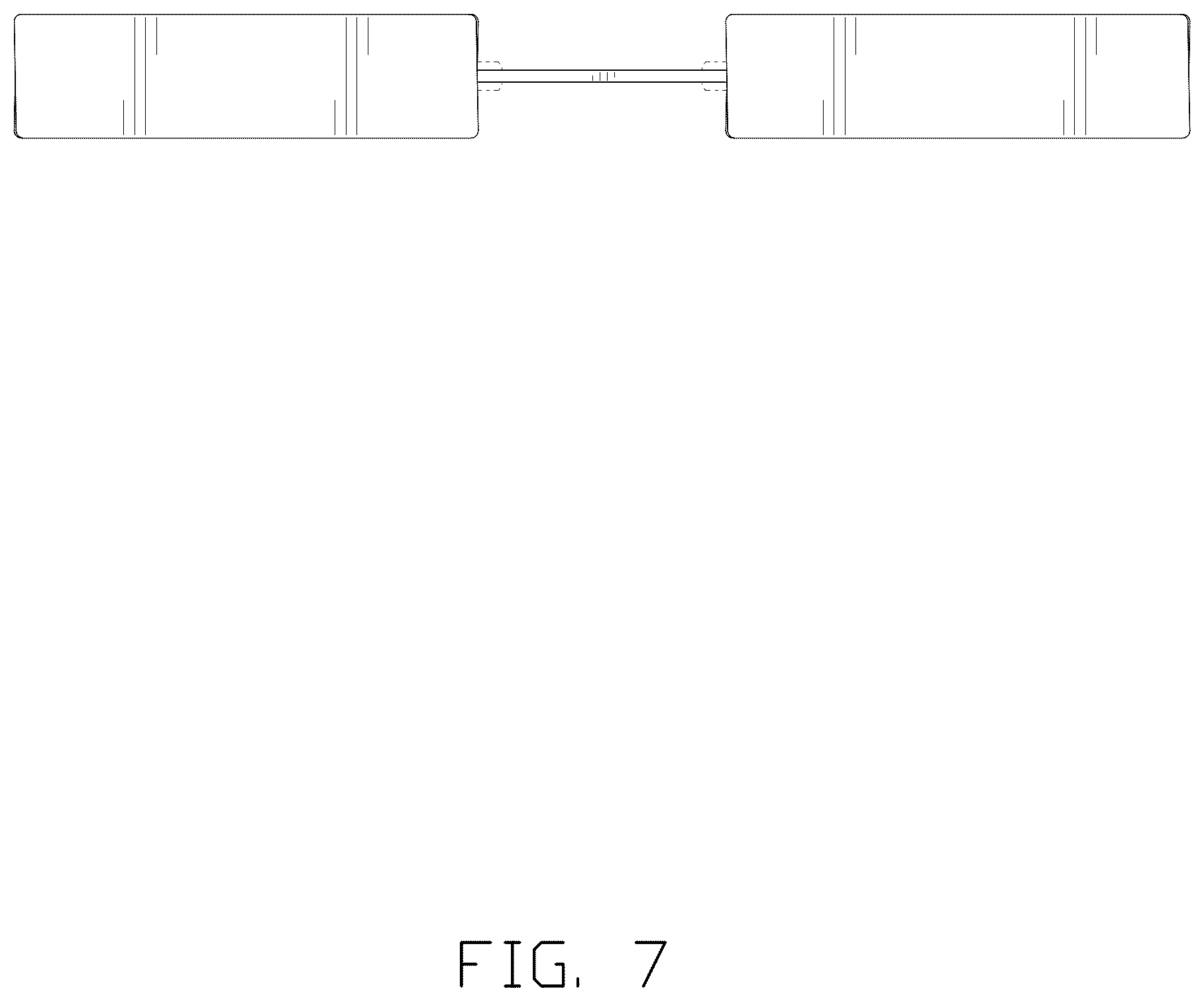 Patent USD1044181 Figure 7 – Stacking kit for washing machine and dryer
