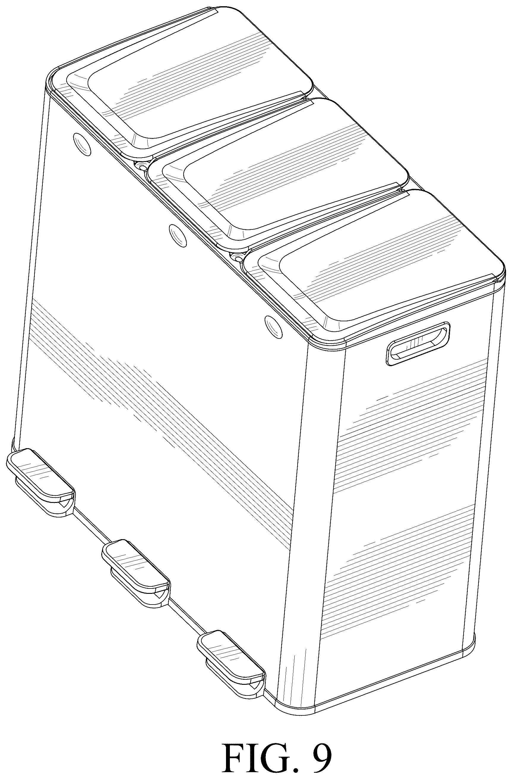 Patent USD1044182 Figure 9 – Dustbin