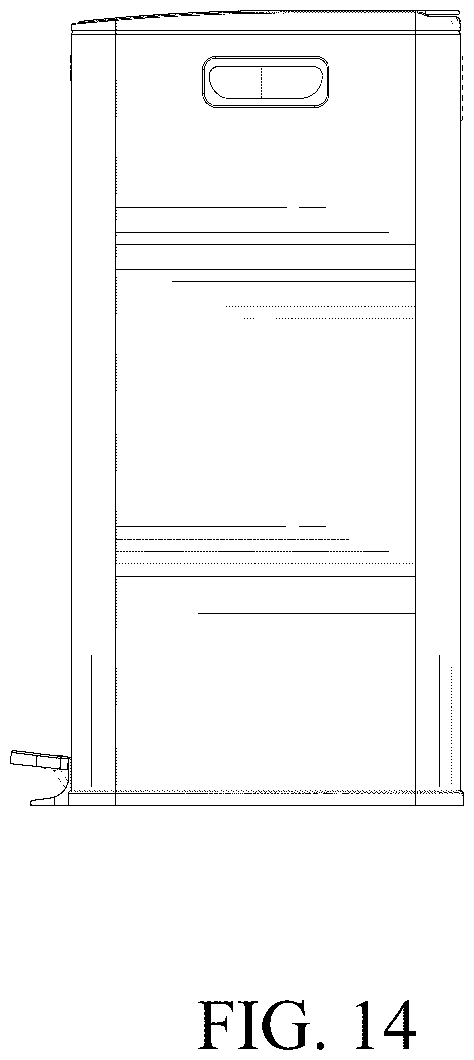 Patent USD1044182 Figure 14 – Dustbin