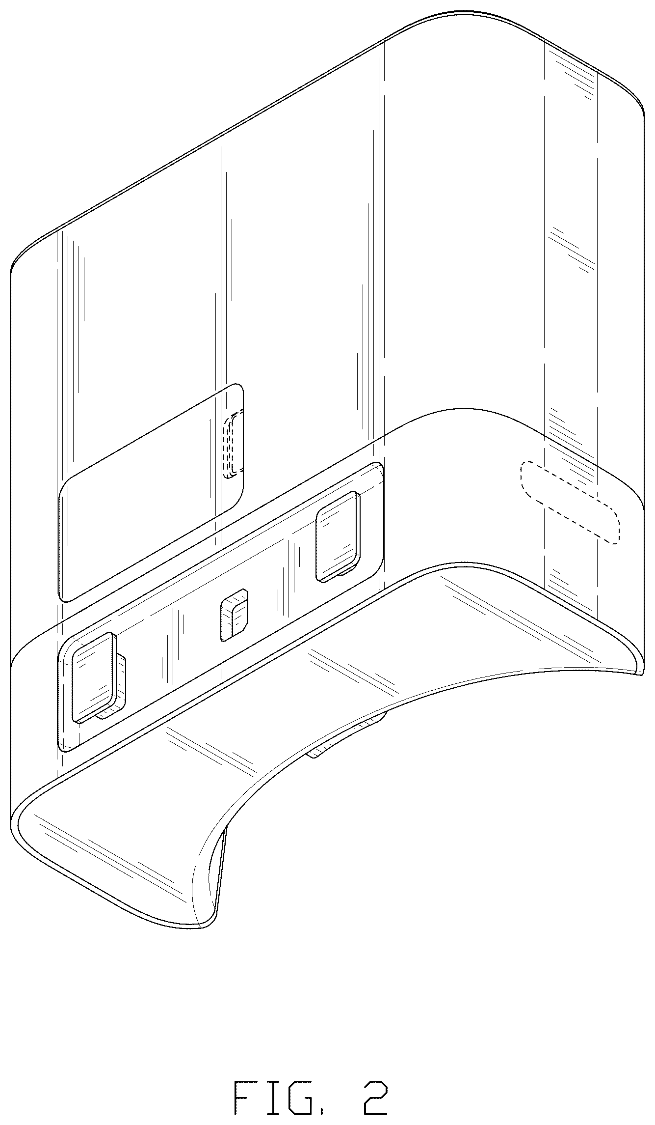 Patent USD1044183 Figure 2 – Dust collection station