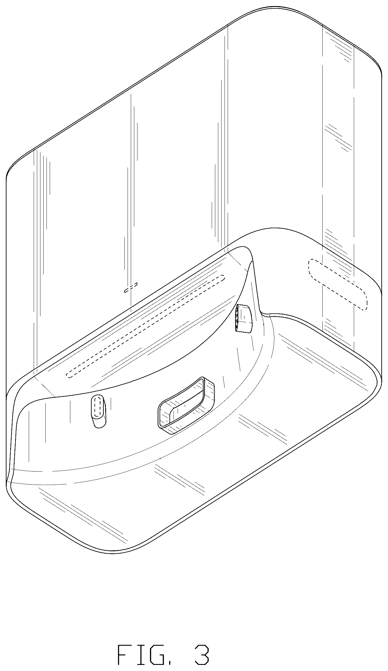 Patent USD1044183 Figure 3 – Dust collection station