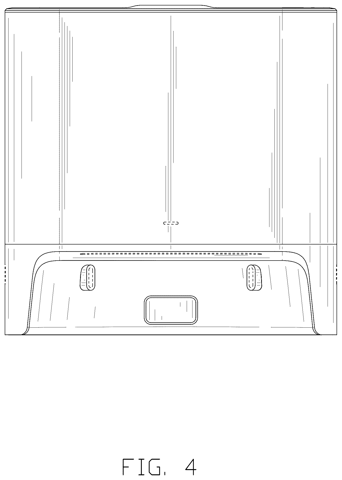 Patent USD1044183 Figure 4 – Dust collection station
