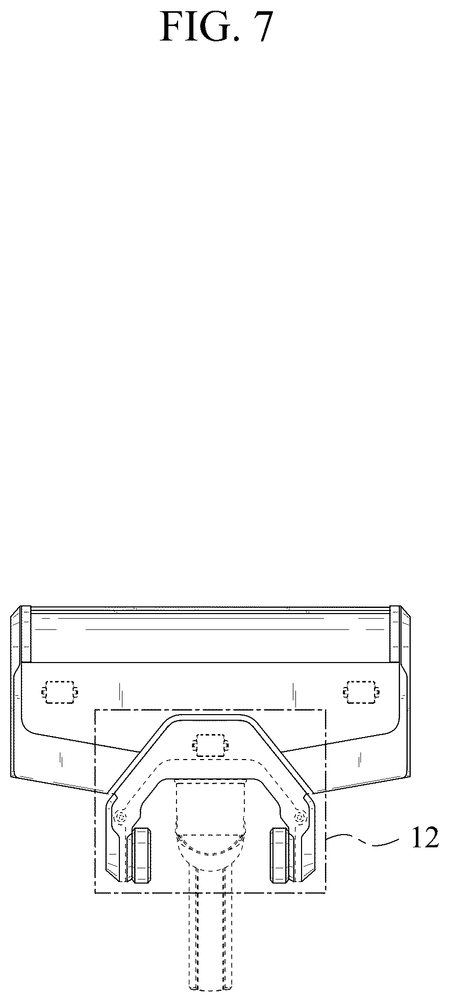 Patent USD1044184 Figure 7 – Vacuum cleaner