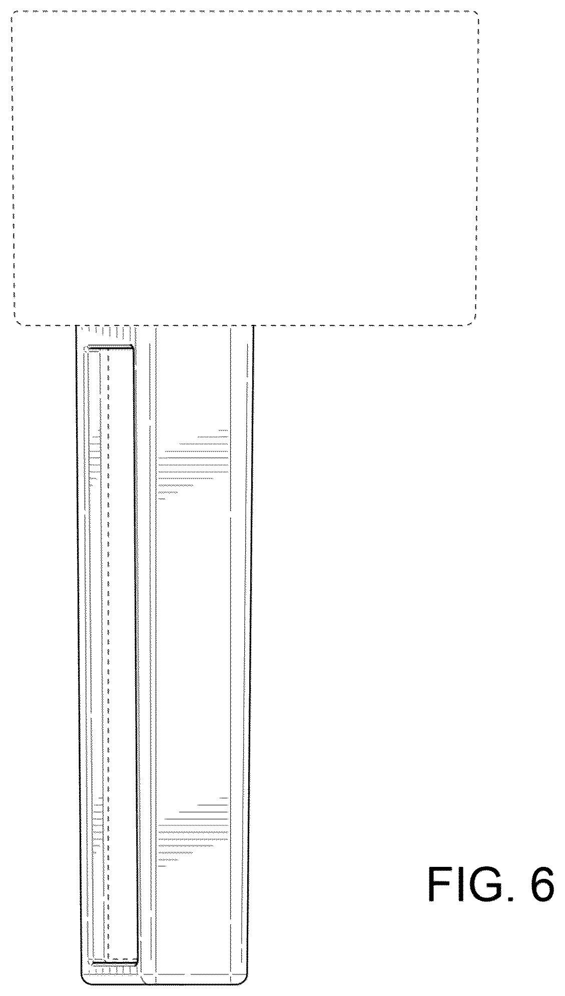 Patent USD1044185 Figure 5 – Vacuum attachment for a pocket hole jig