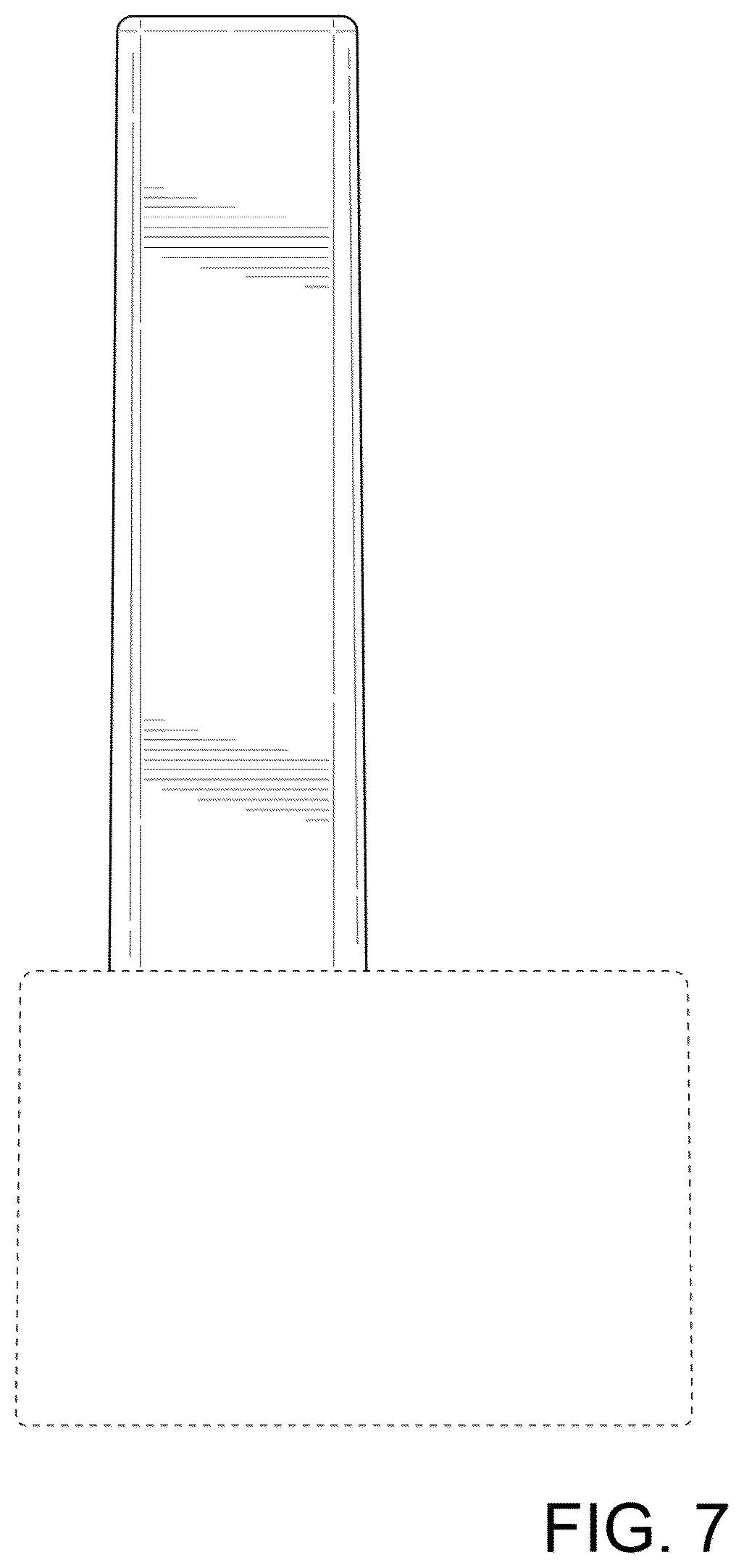 Patent USD1044185 Figure 6 – Vacuum attachment for a pocket hole jig