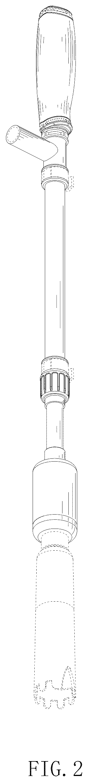Patent USD1044188 Figure 2 – Combined fish tank cleaner and water changer